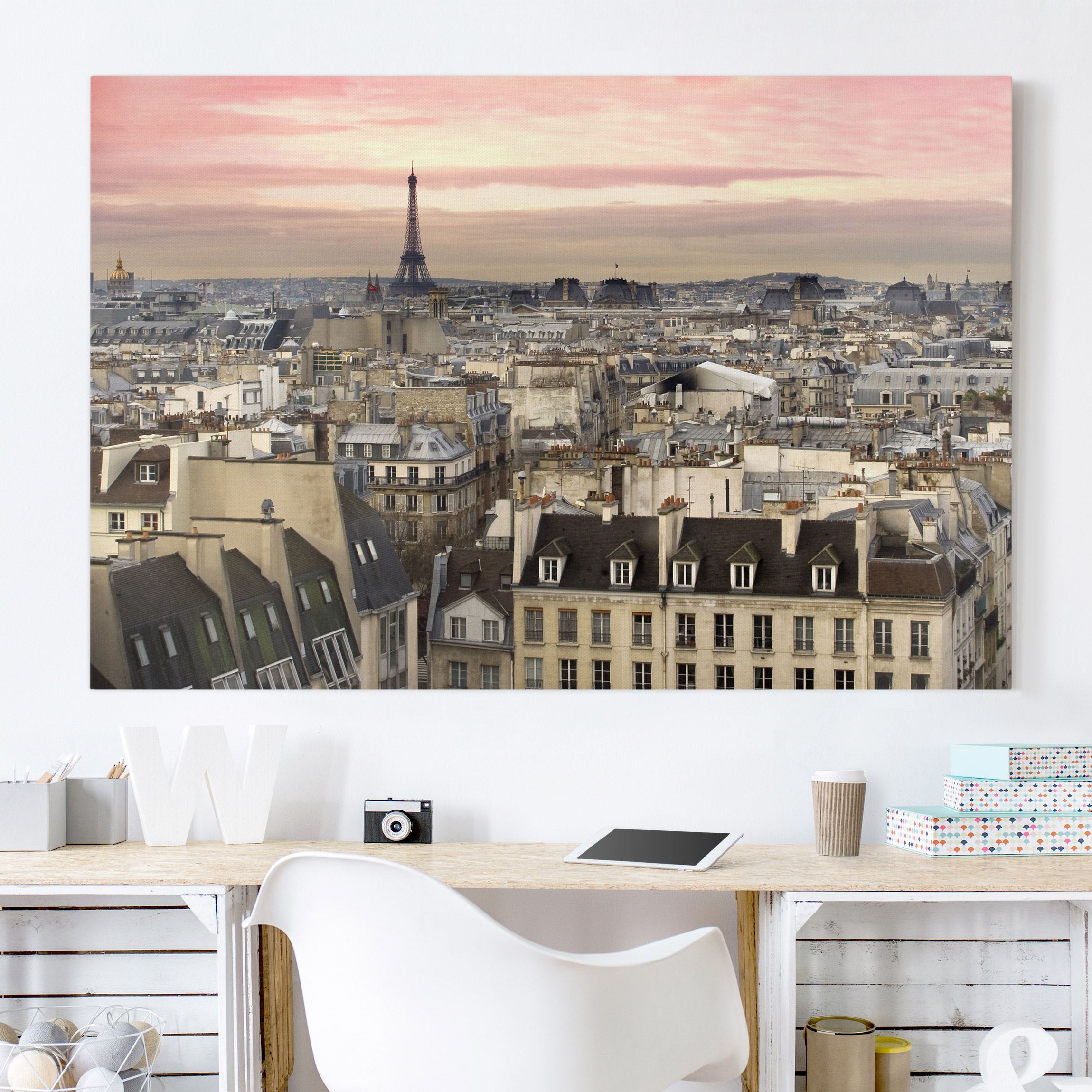 Leinwandbild - Querformat Paris hautnah