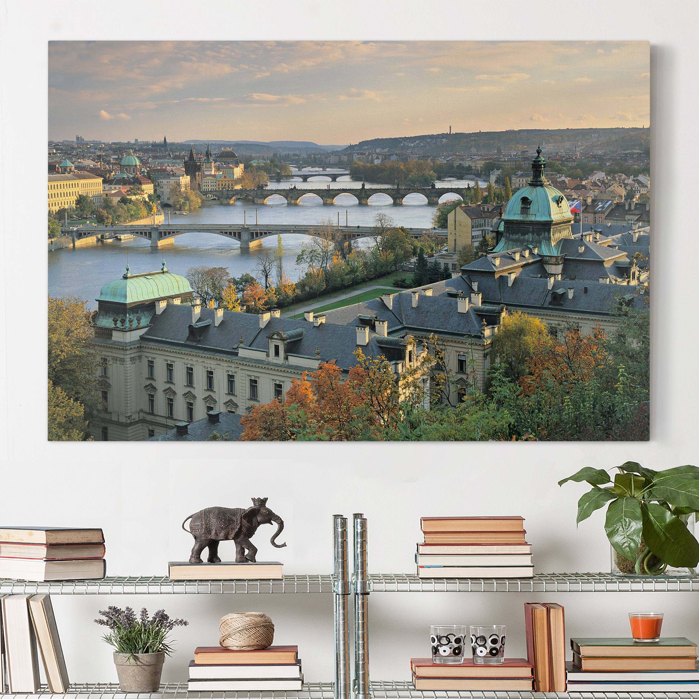 Leinwandbild - Querformat Prag