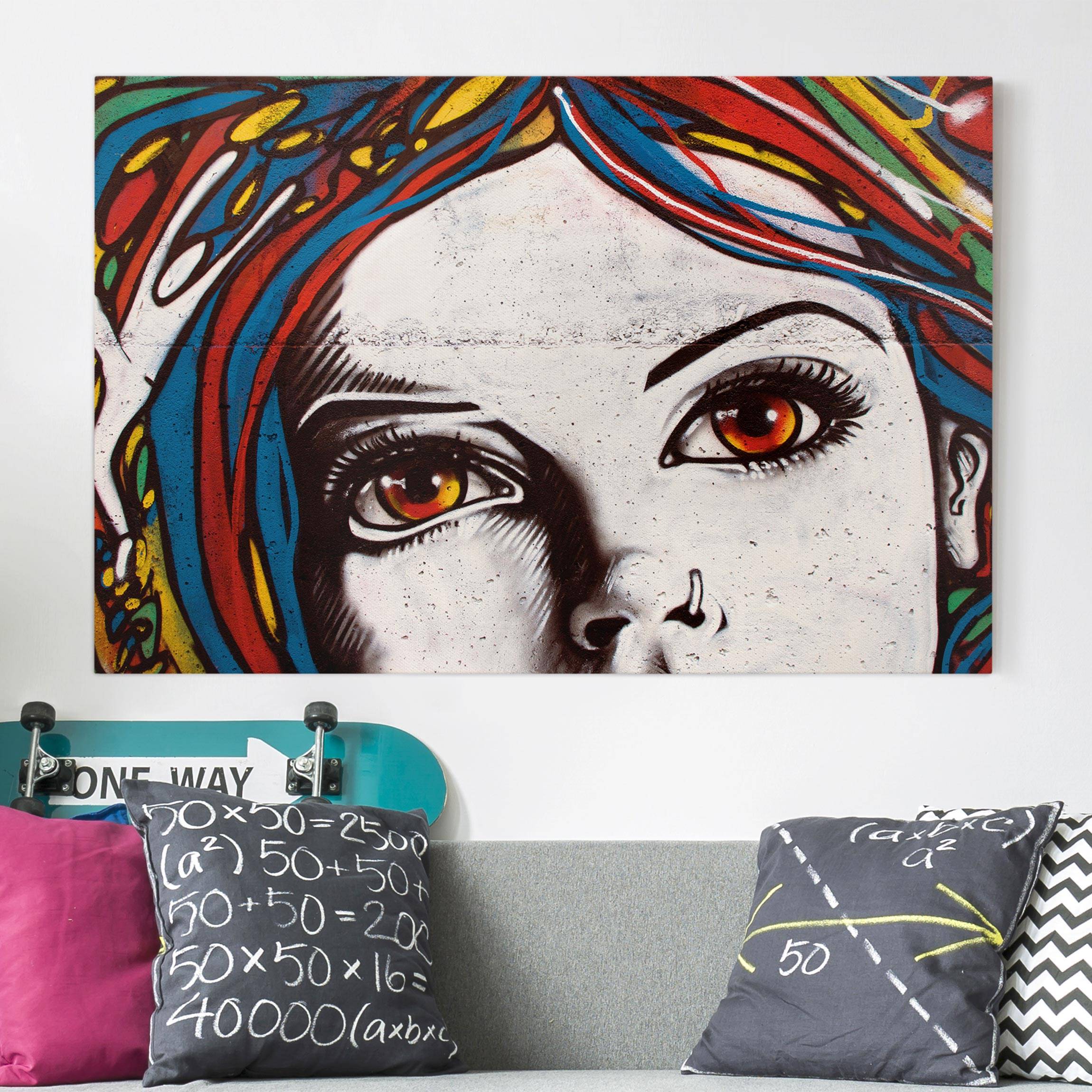 Leinwandbild - Querformat Punk Graffiti