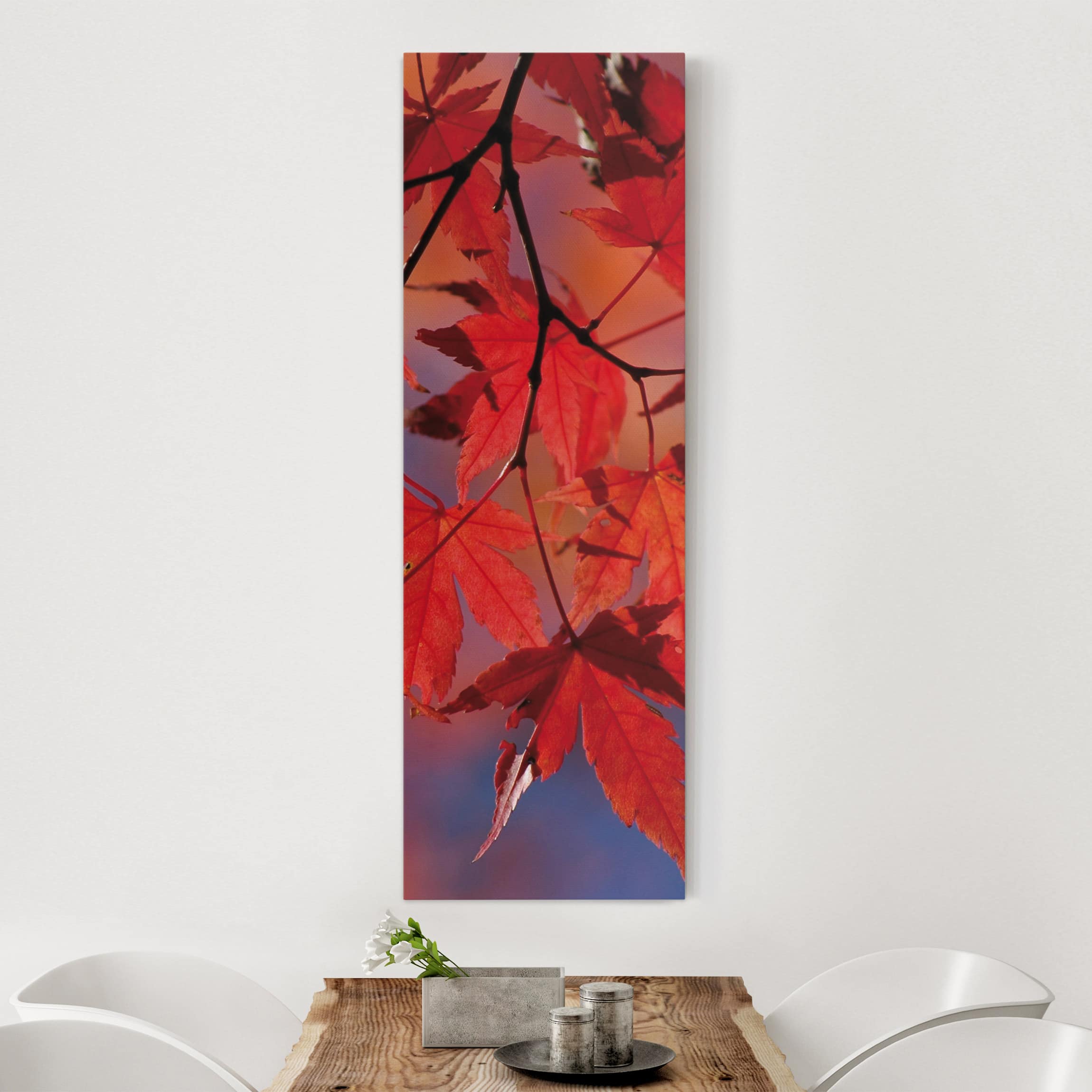 Leinwandbild - Hochformat Red Maple