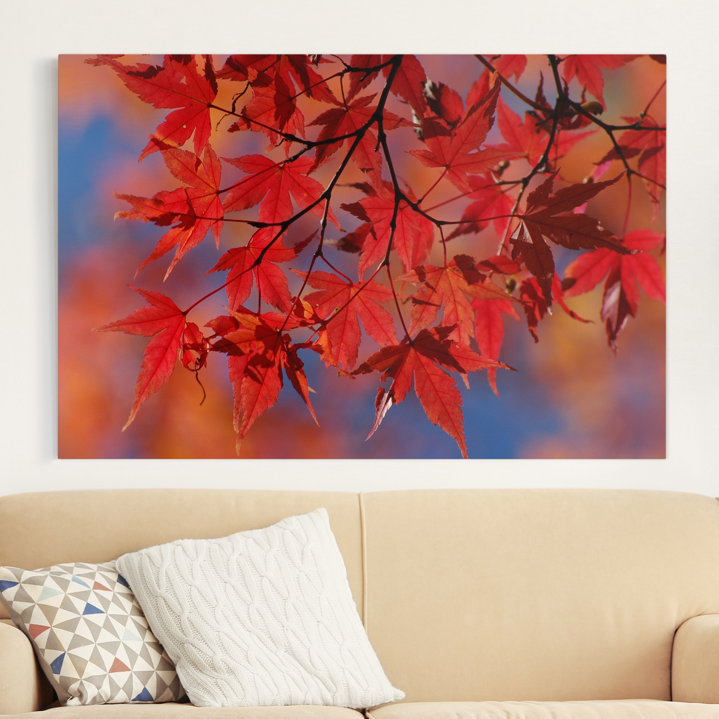 Leinwandbild - Querformat Red Maple