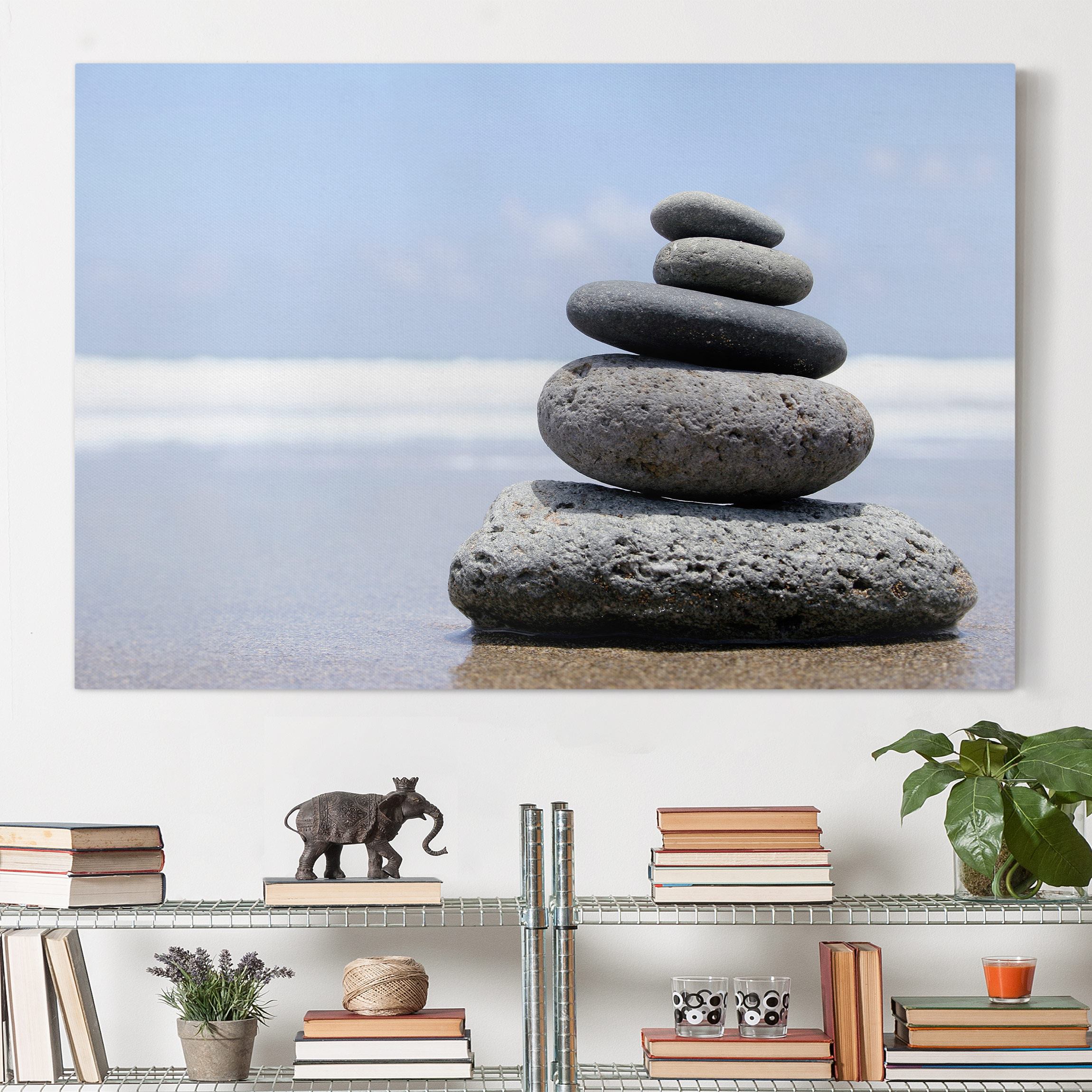 Leinwandbild - Querformat Sand Stones