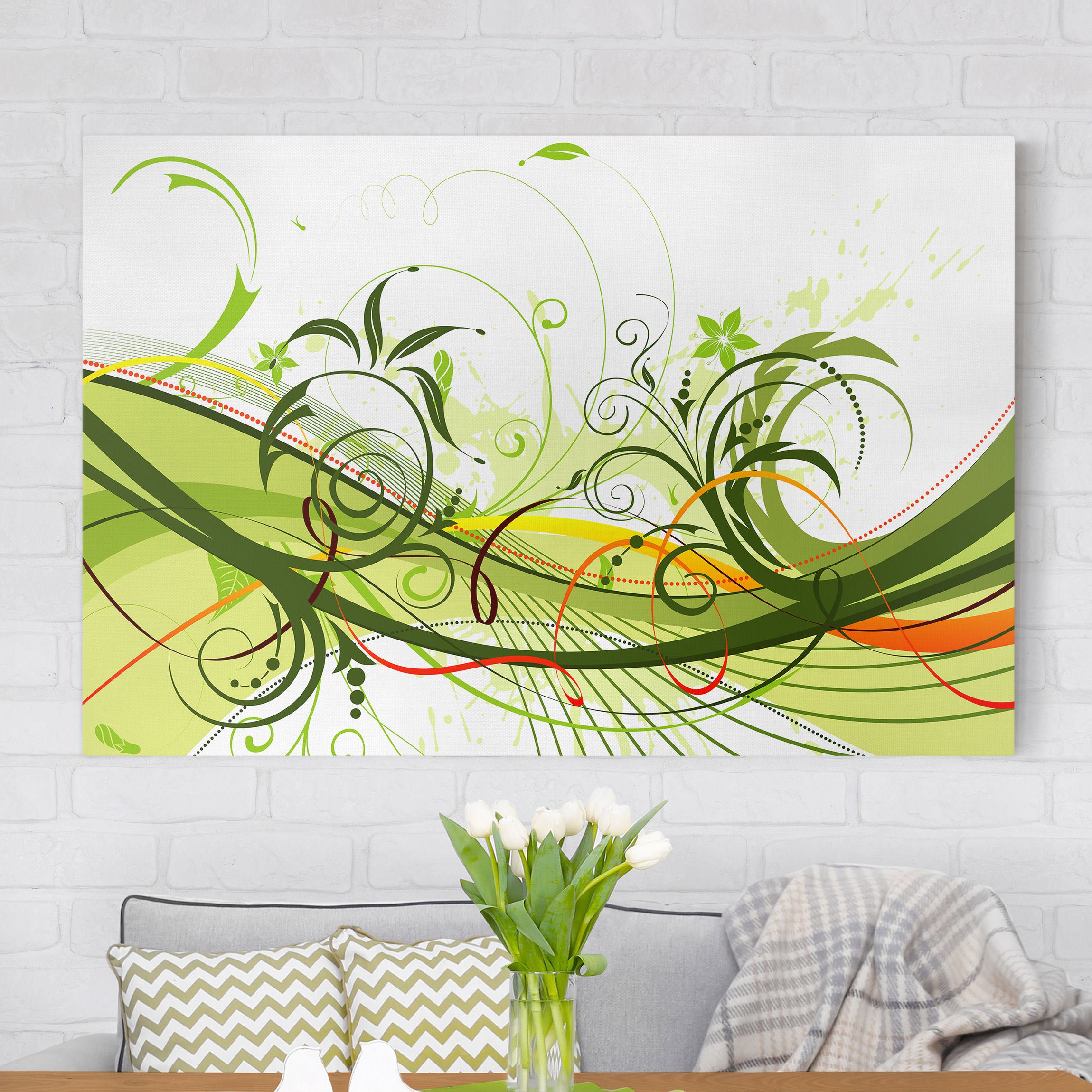 Leinwandbild - Querformat September