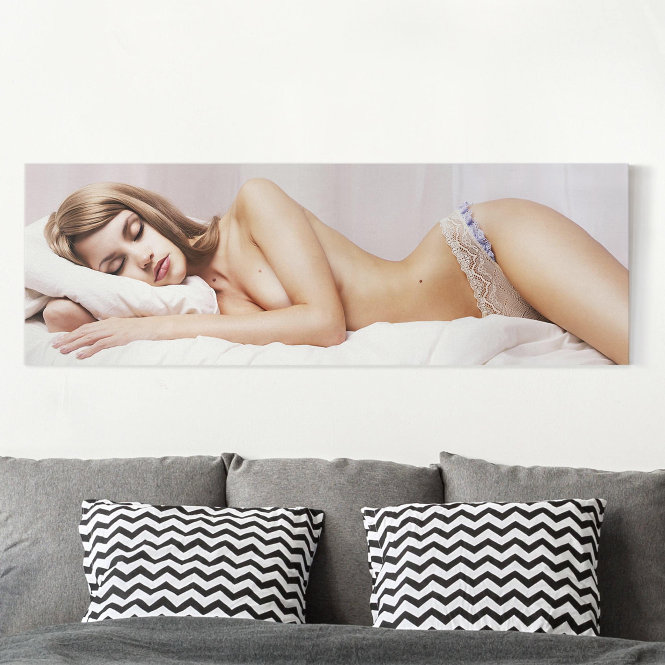 Leinwandbild Akt & Erotik Sleep Well