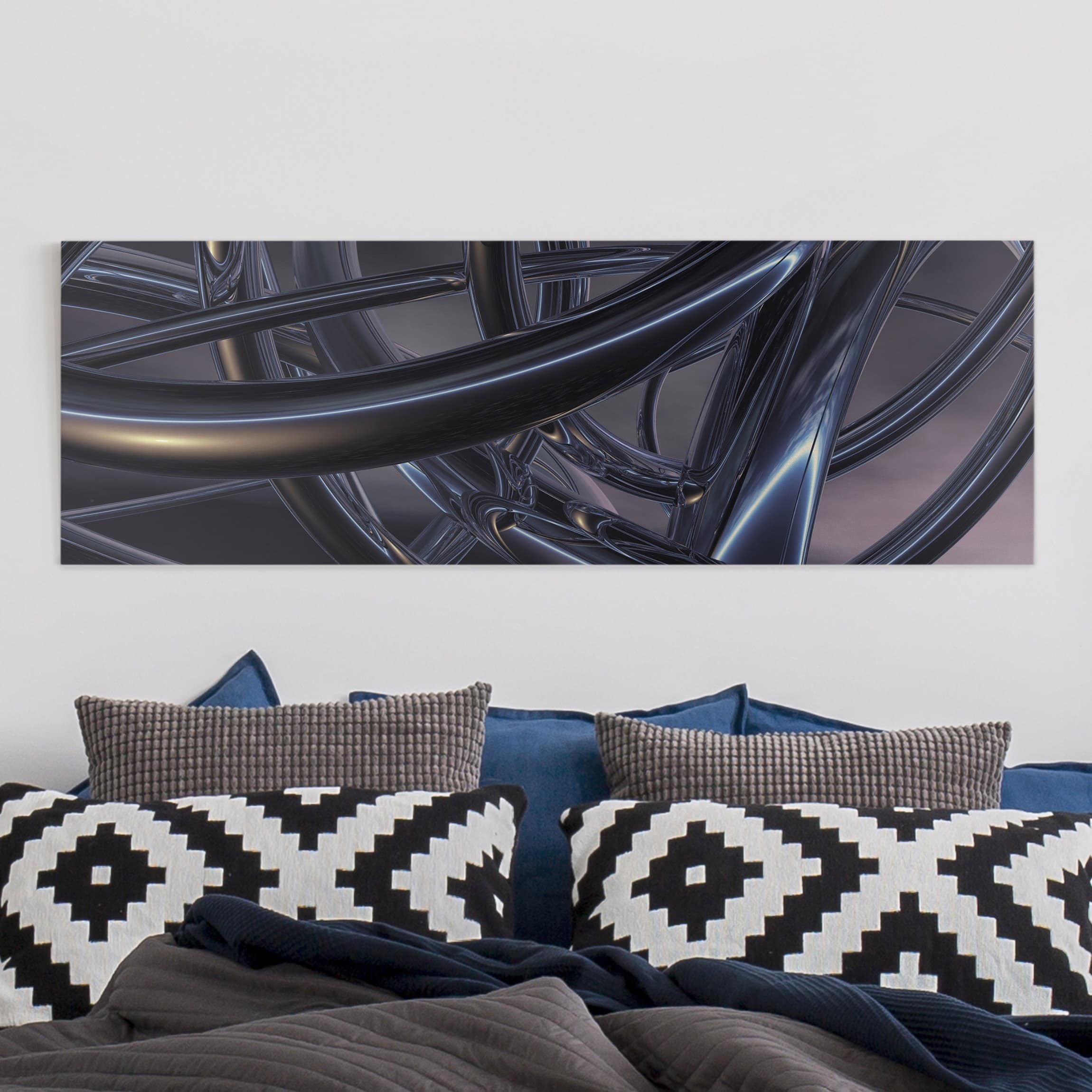 Leinwandbild - Panorama Space Stitch