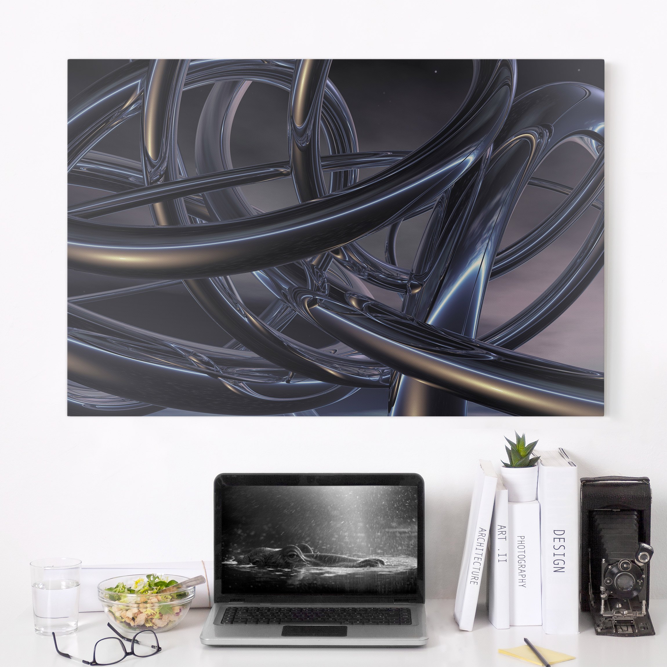 Leinwandbild Abstrakt Space Stitch