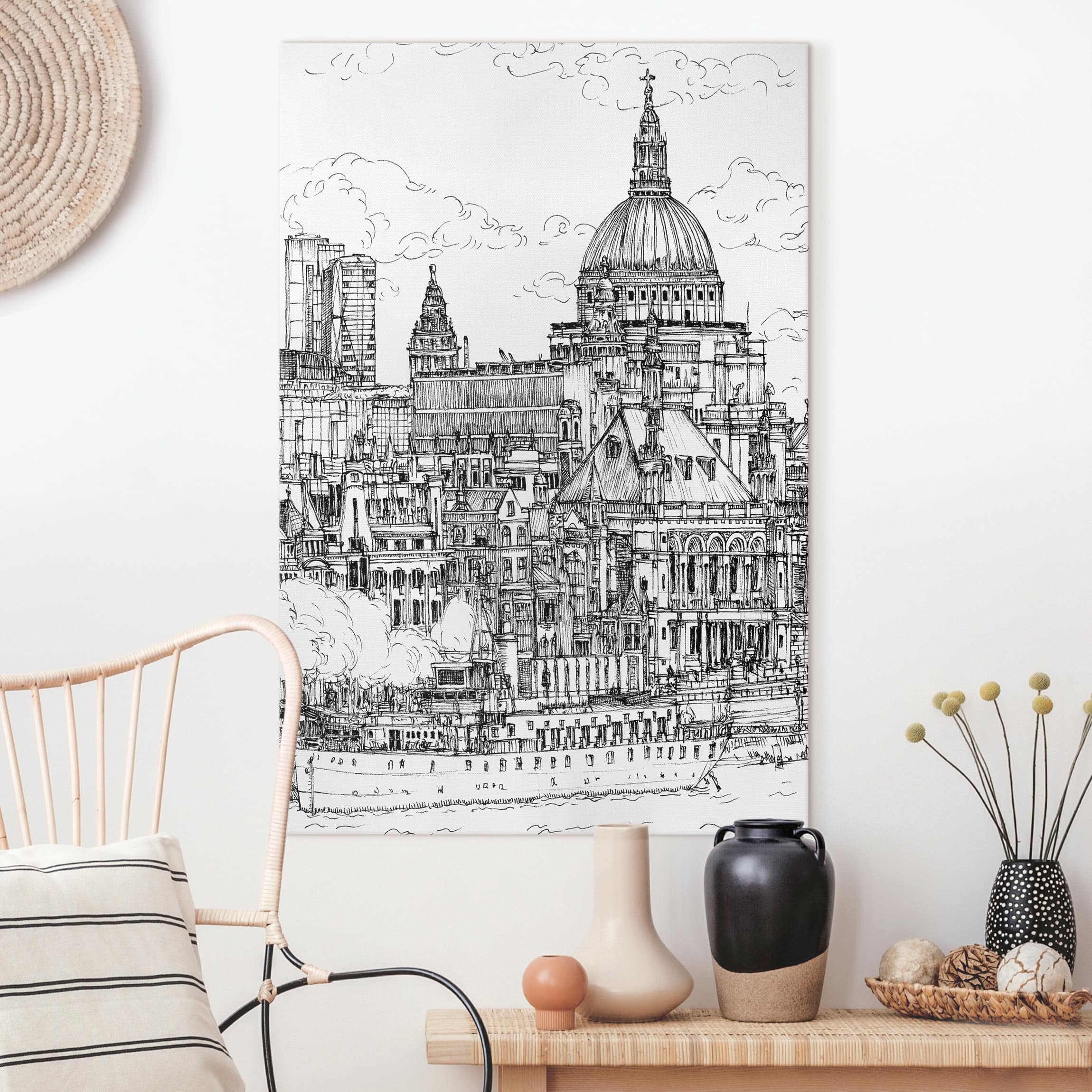 Leinwandbild Architektur & Skyline Stadtstudie - Dom