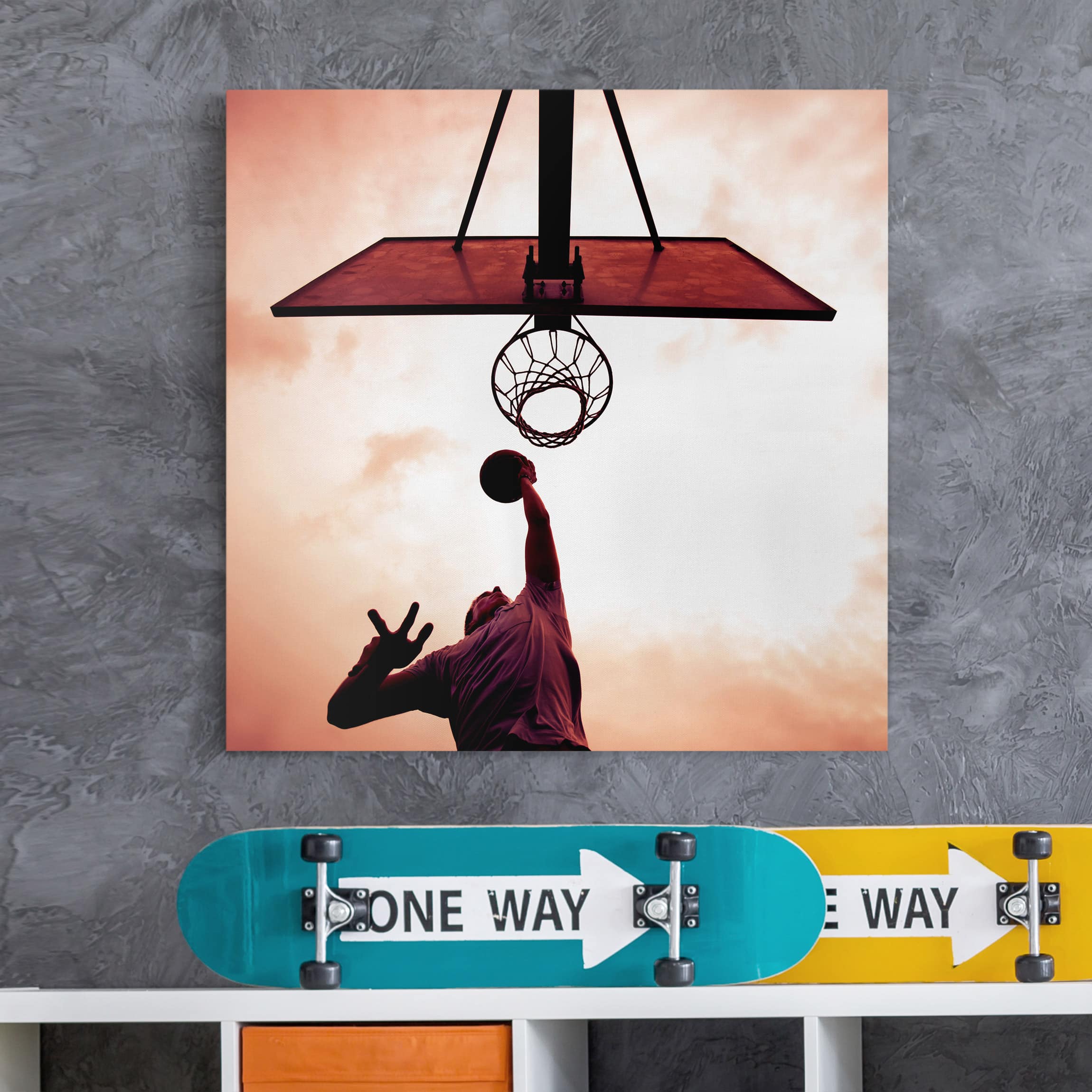 Leinwandbild Sport Streetball