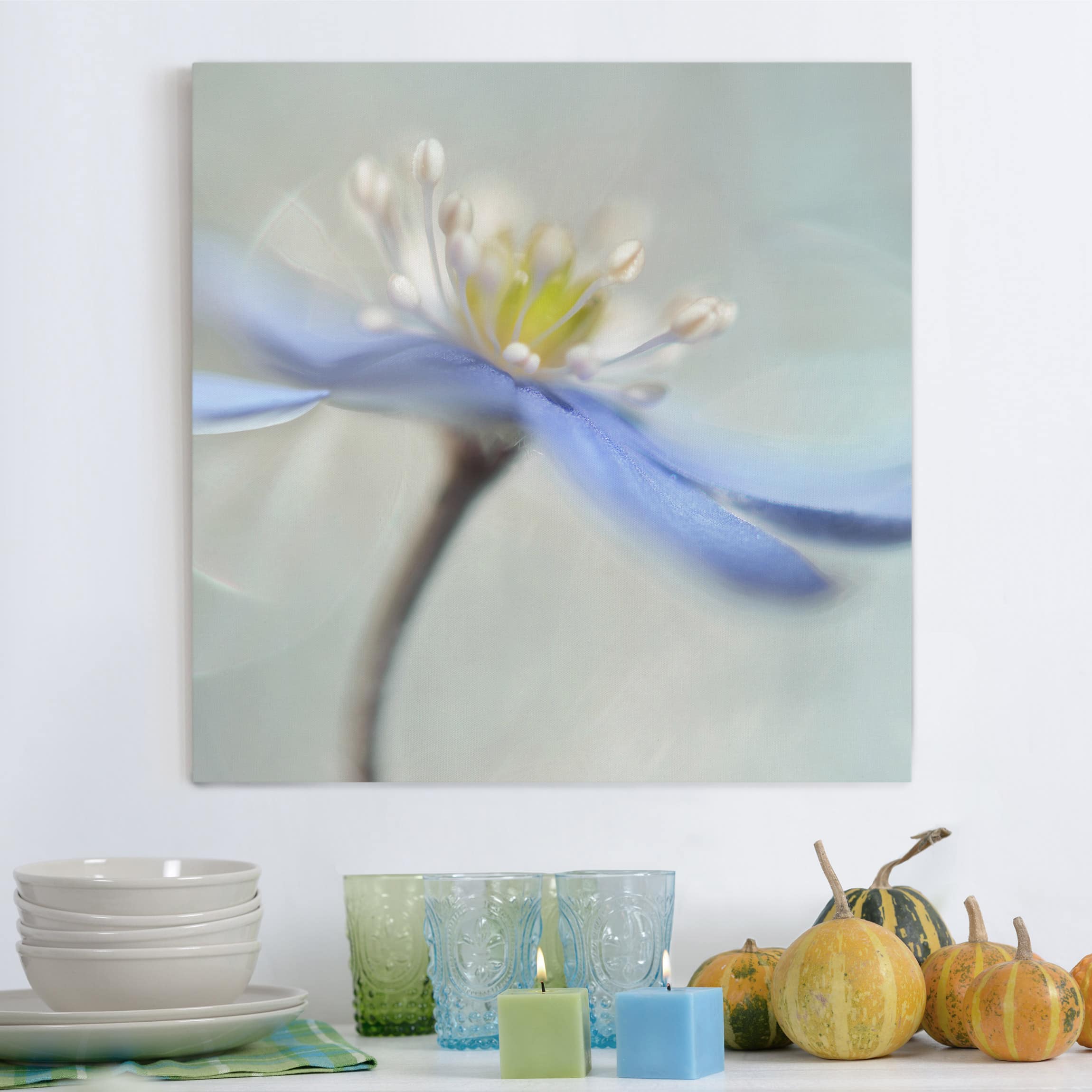 Leinwandbild Blumen Tanzende Anemonen