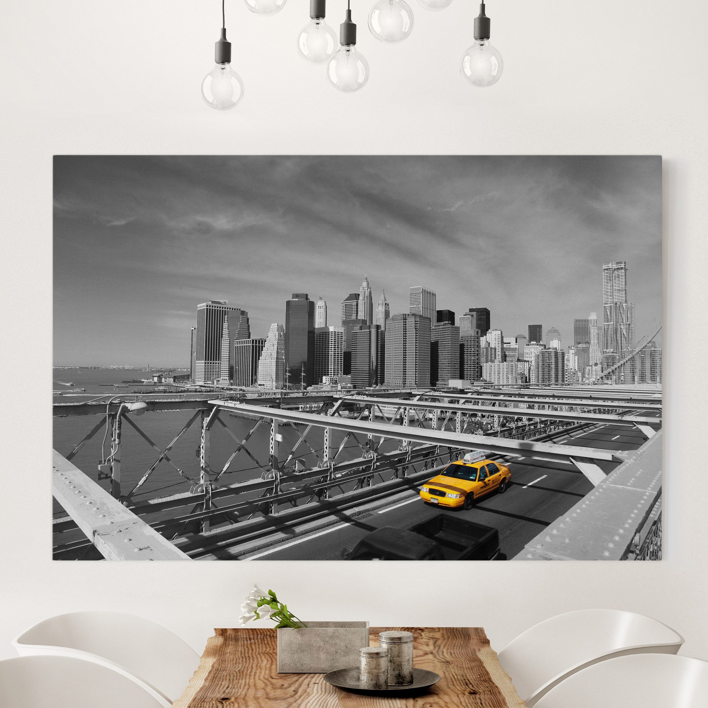 Leinwandbild - Querformat Taxitrip to the other Side