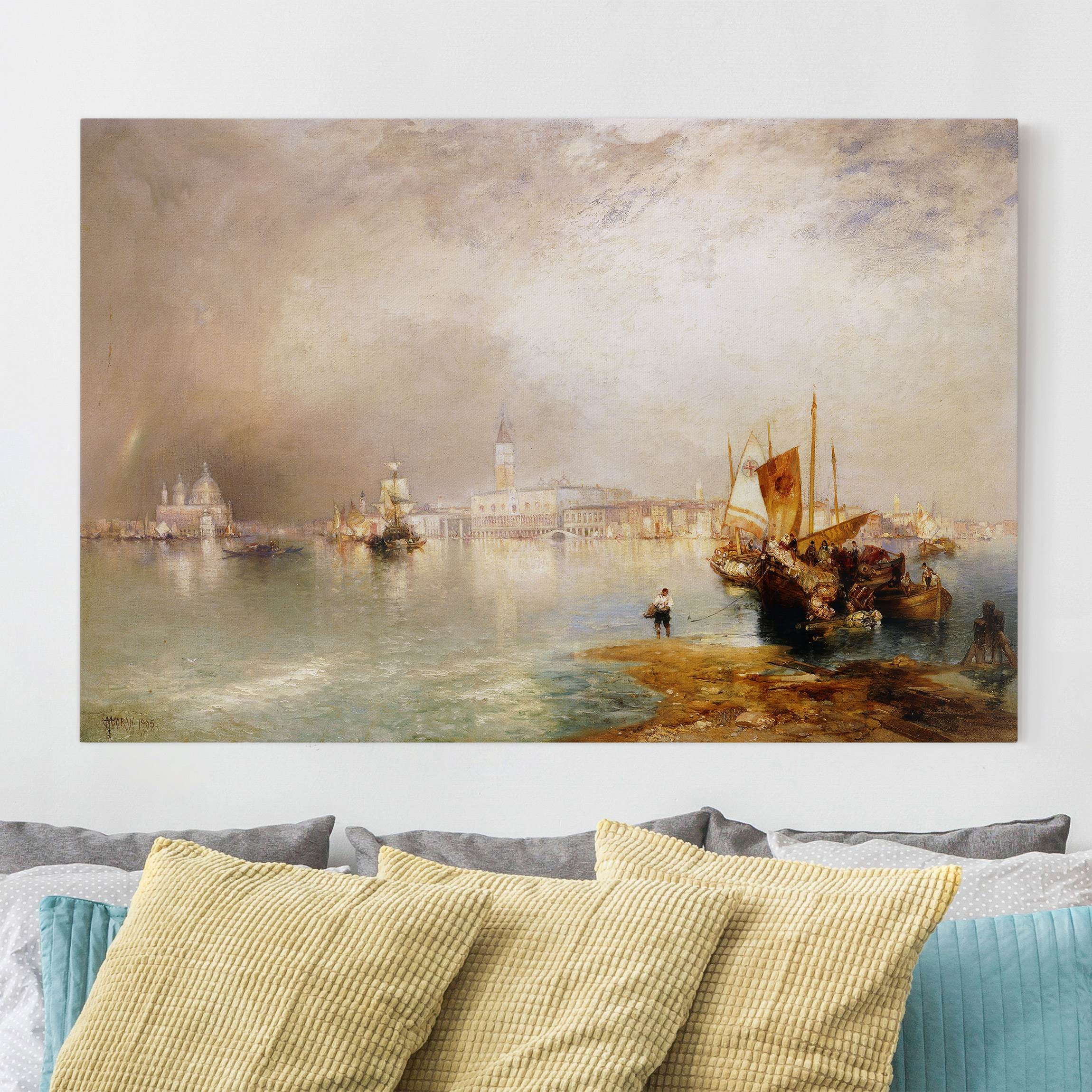 Leinwandbild Kunstdruck Thomas Moran - Venedig I