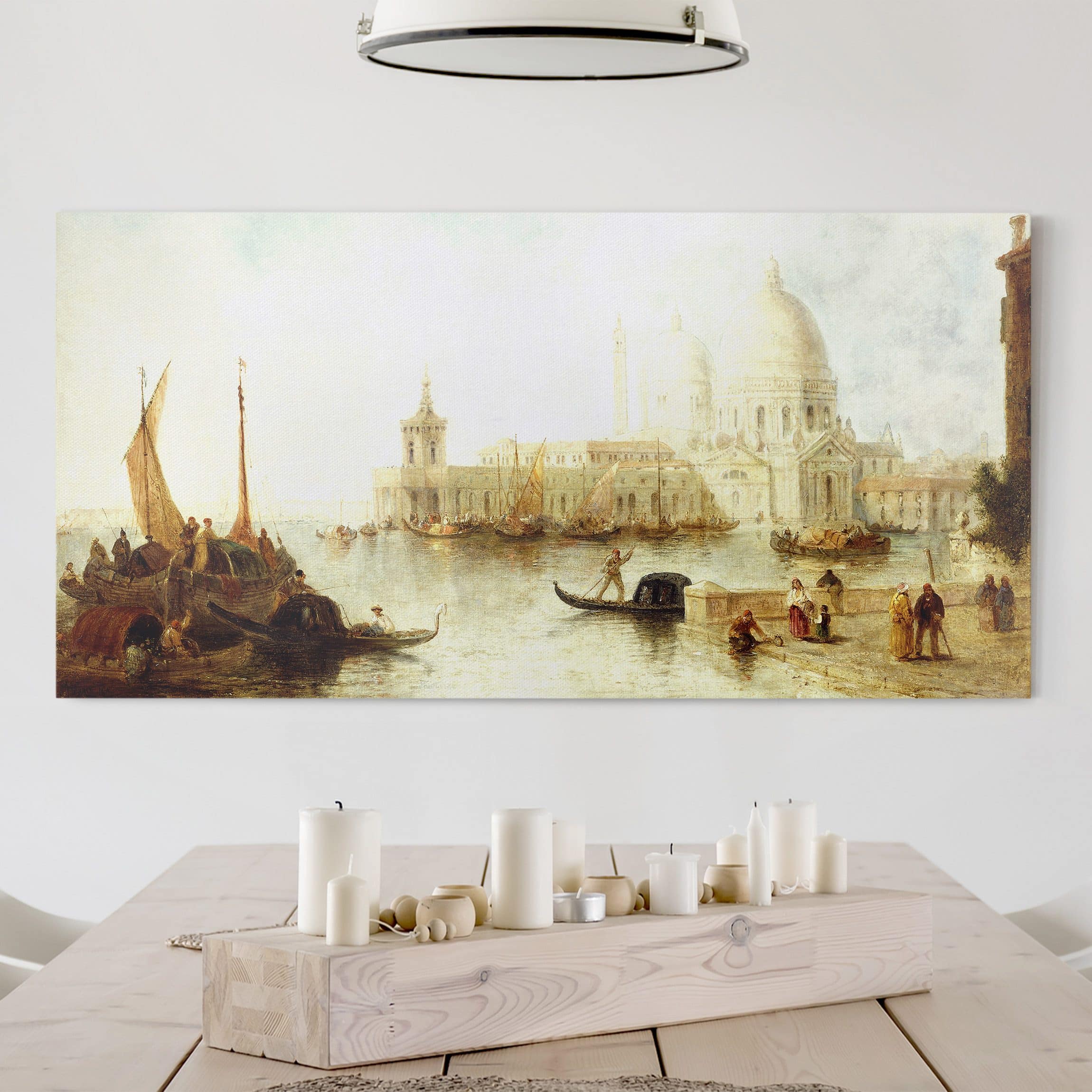 Leinwandbild Kunstdruck Thomas Moran - Venedig II