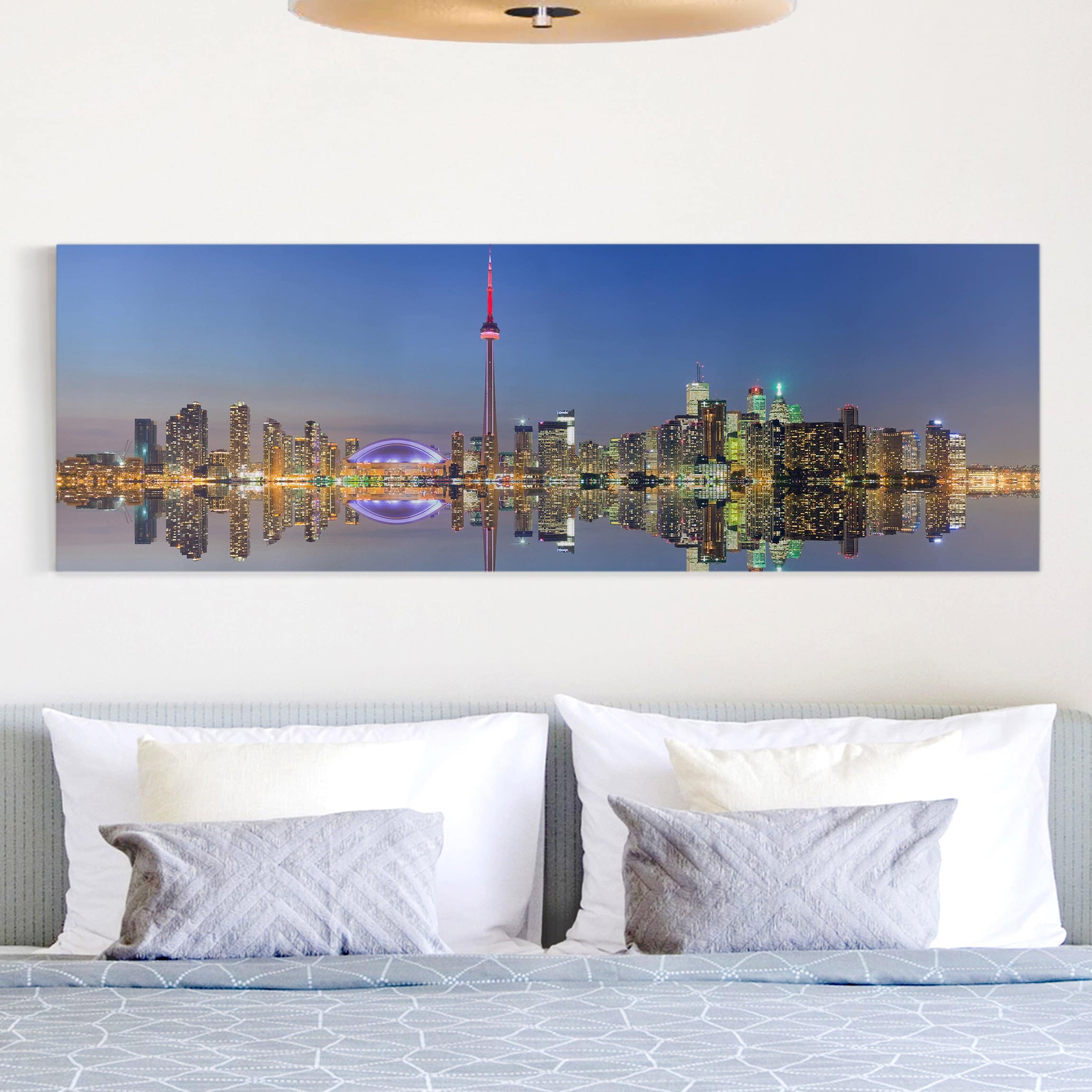 Leinwandbild Architektur & Skyline Toronto City Skyline vor Lake Ontario