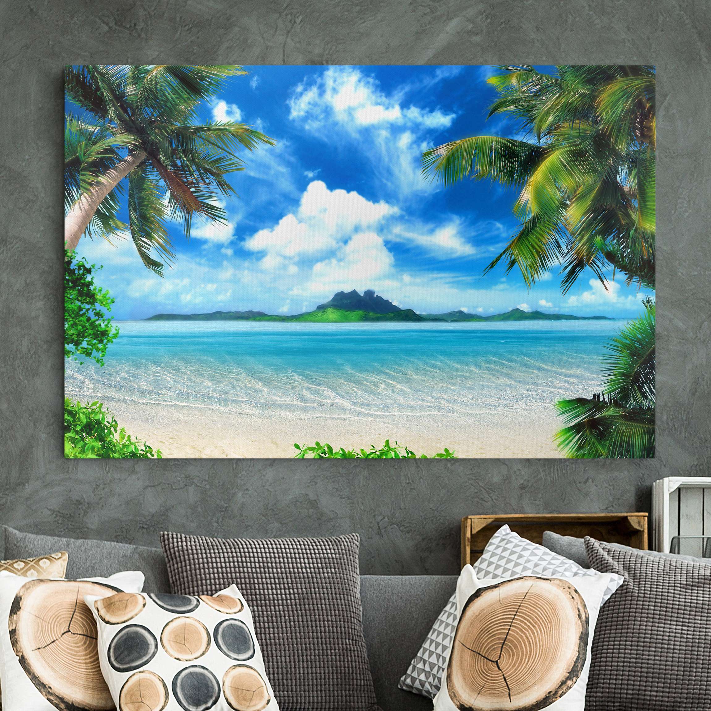 Leinwandbild - Querformat Traumurlaub