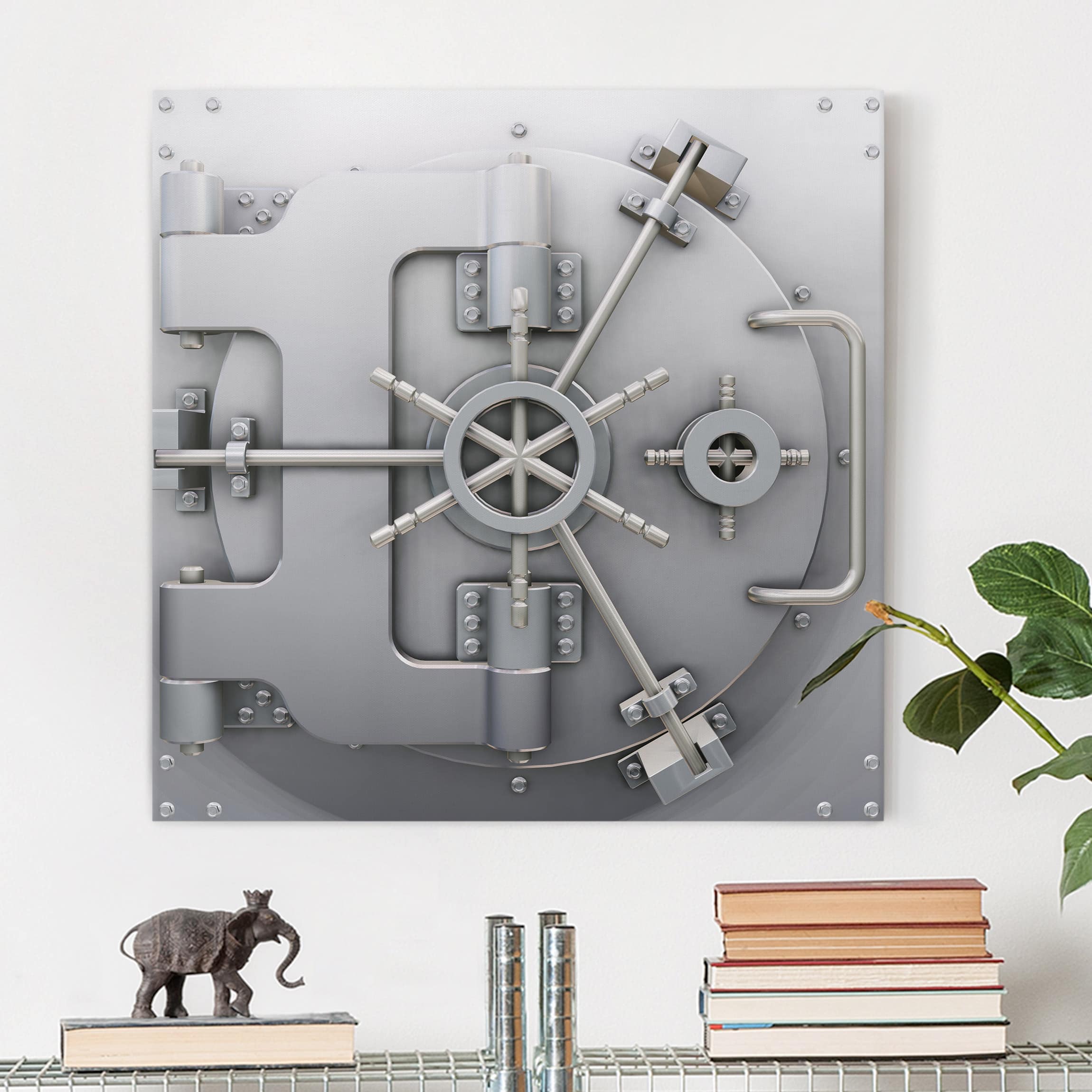 Leinwandbild - Quadrat Tresor