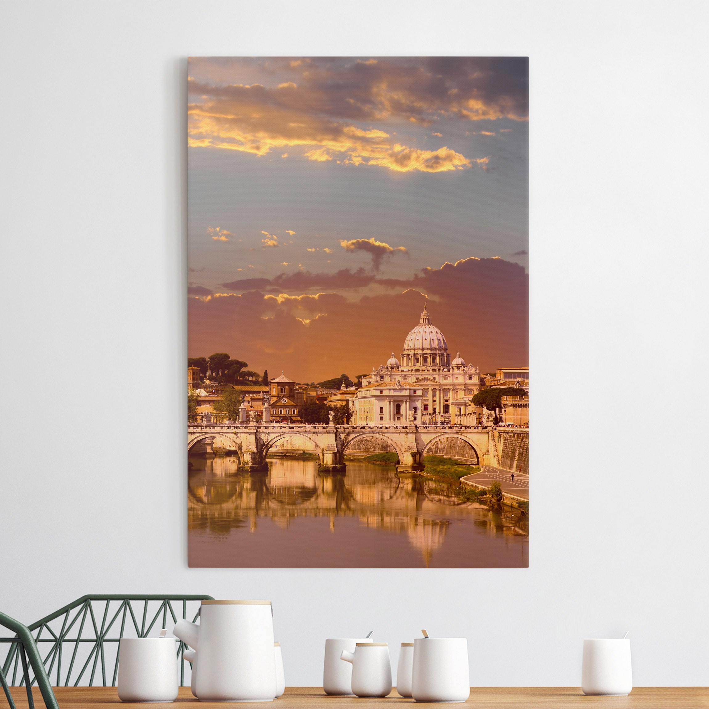 Leinwandbild - Hochformat Vatikan