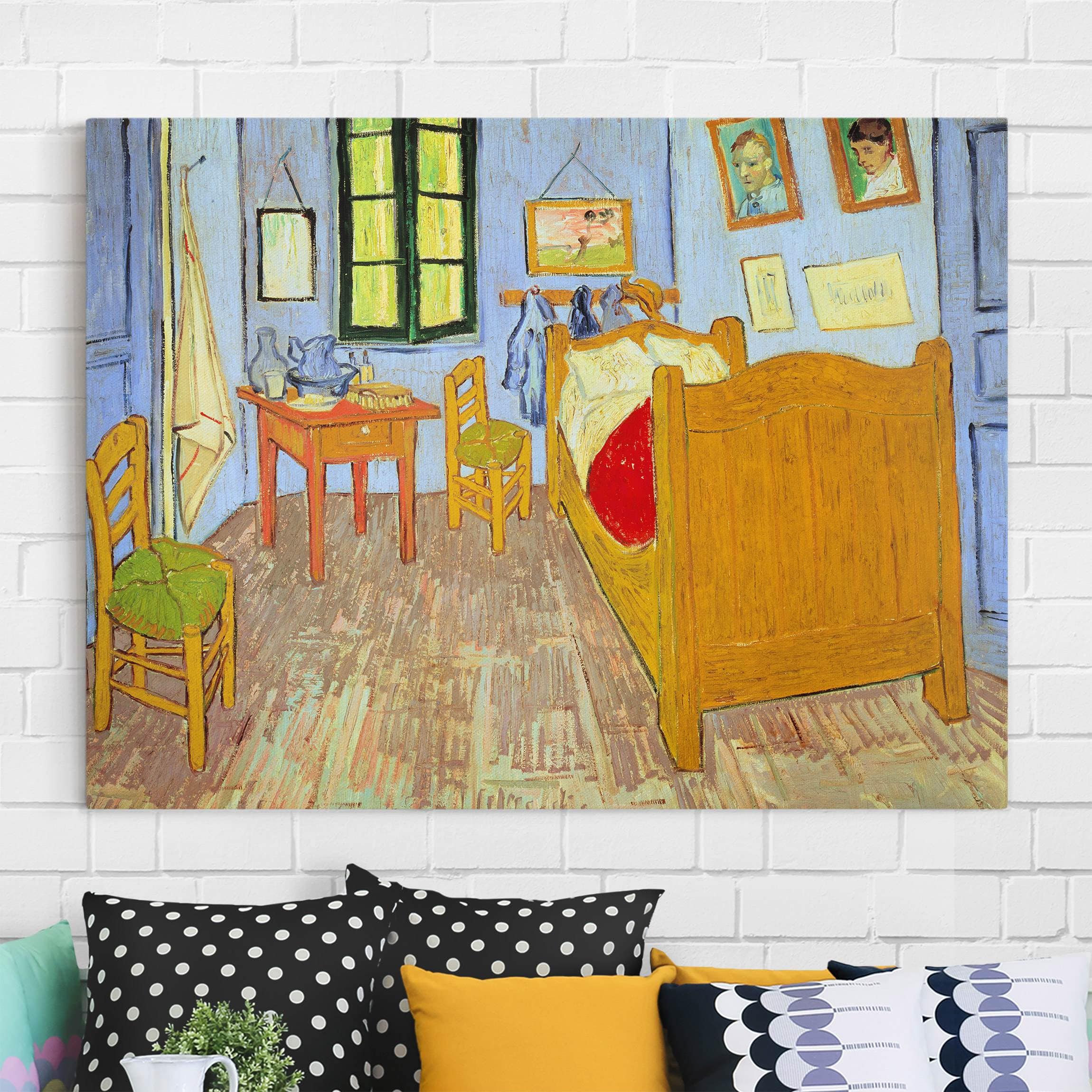 Leinwandbild - Querformat Vincent van Gogh - Schlafzimmer in Arles