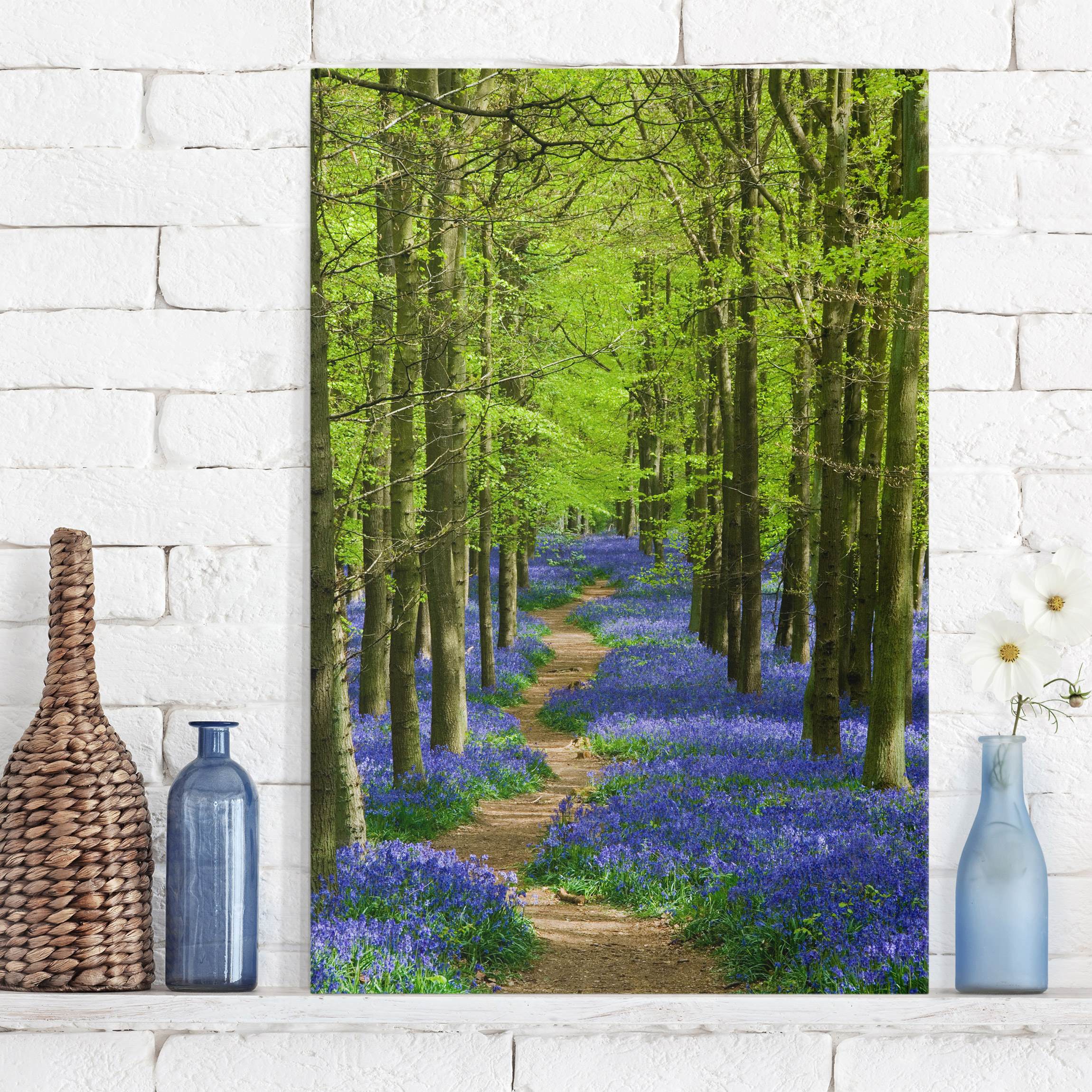 Leinwandbild - Hochformat Wanderweg in Hertfordshire