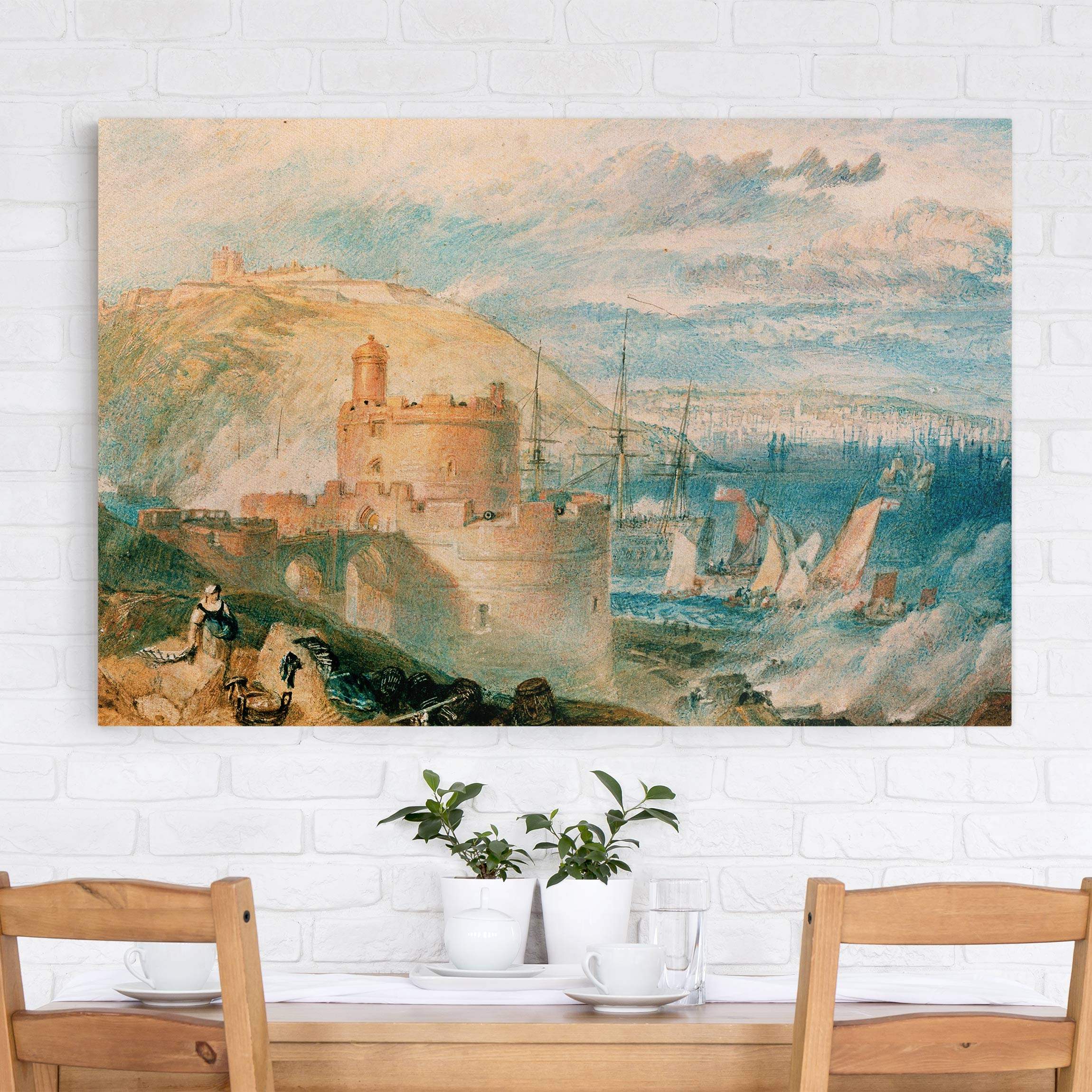 Leinwandbild - Querformat William Turner - Falmouth