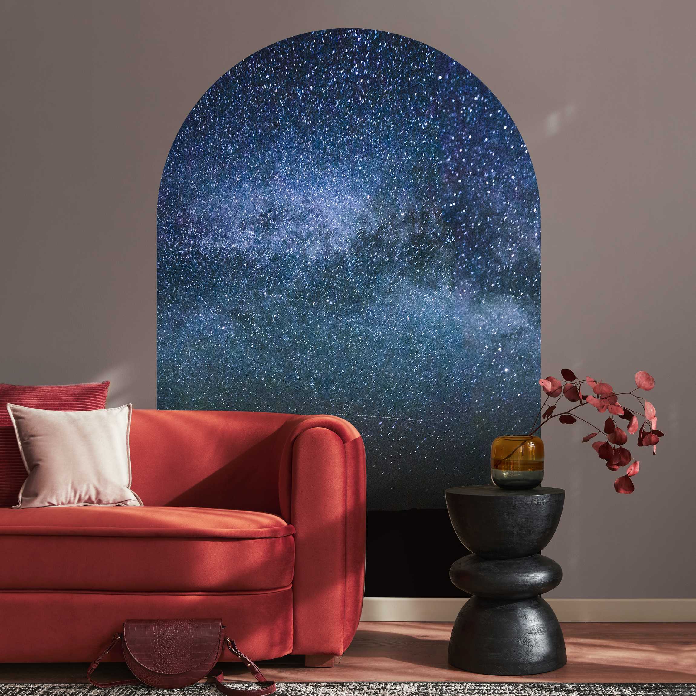 Rundbogen Tapete Leuchten des Sternenhimmels
