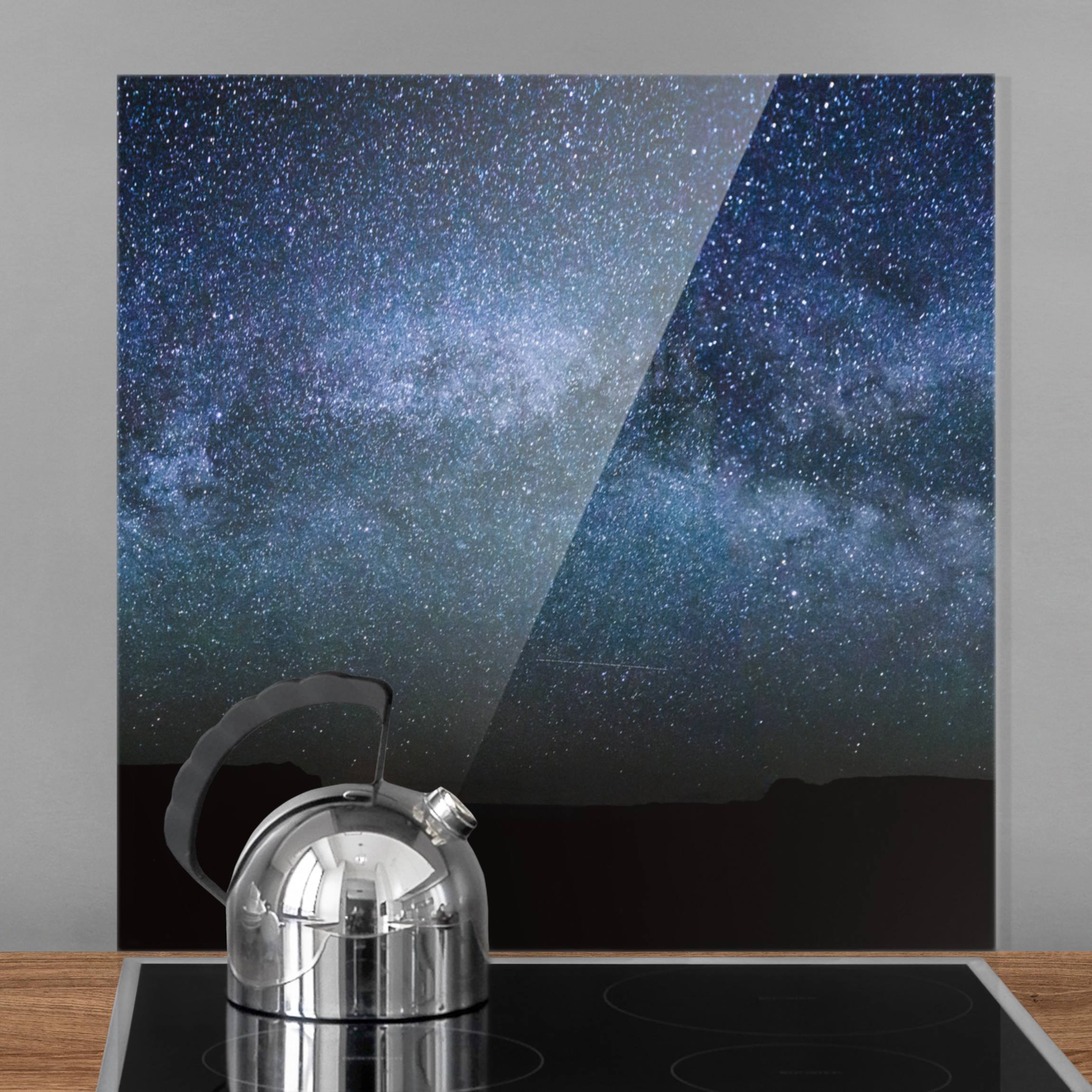 Spritzschutz Leuchten des Sternenhimmels