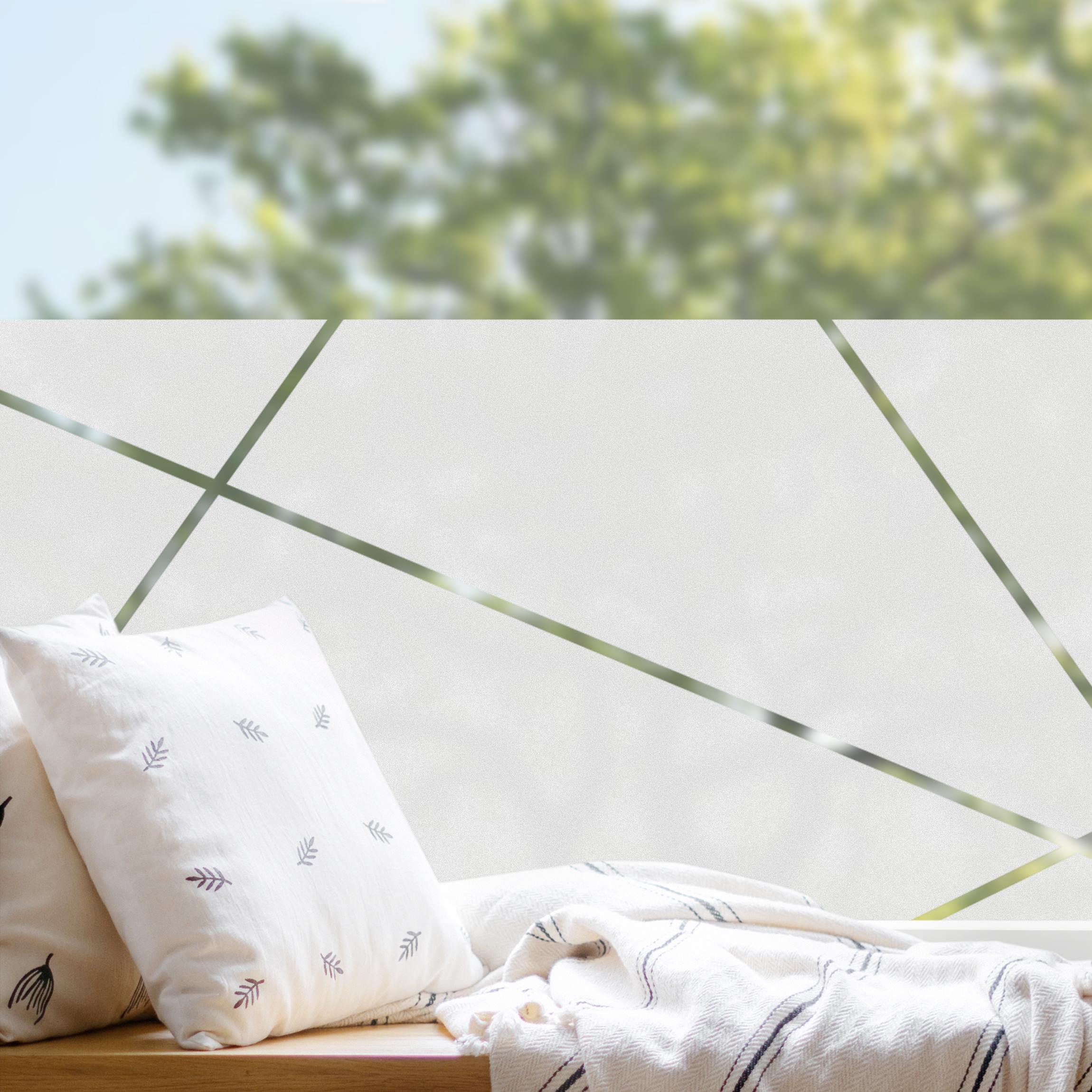 Fensterfolie Sichtschutz Linien Muster