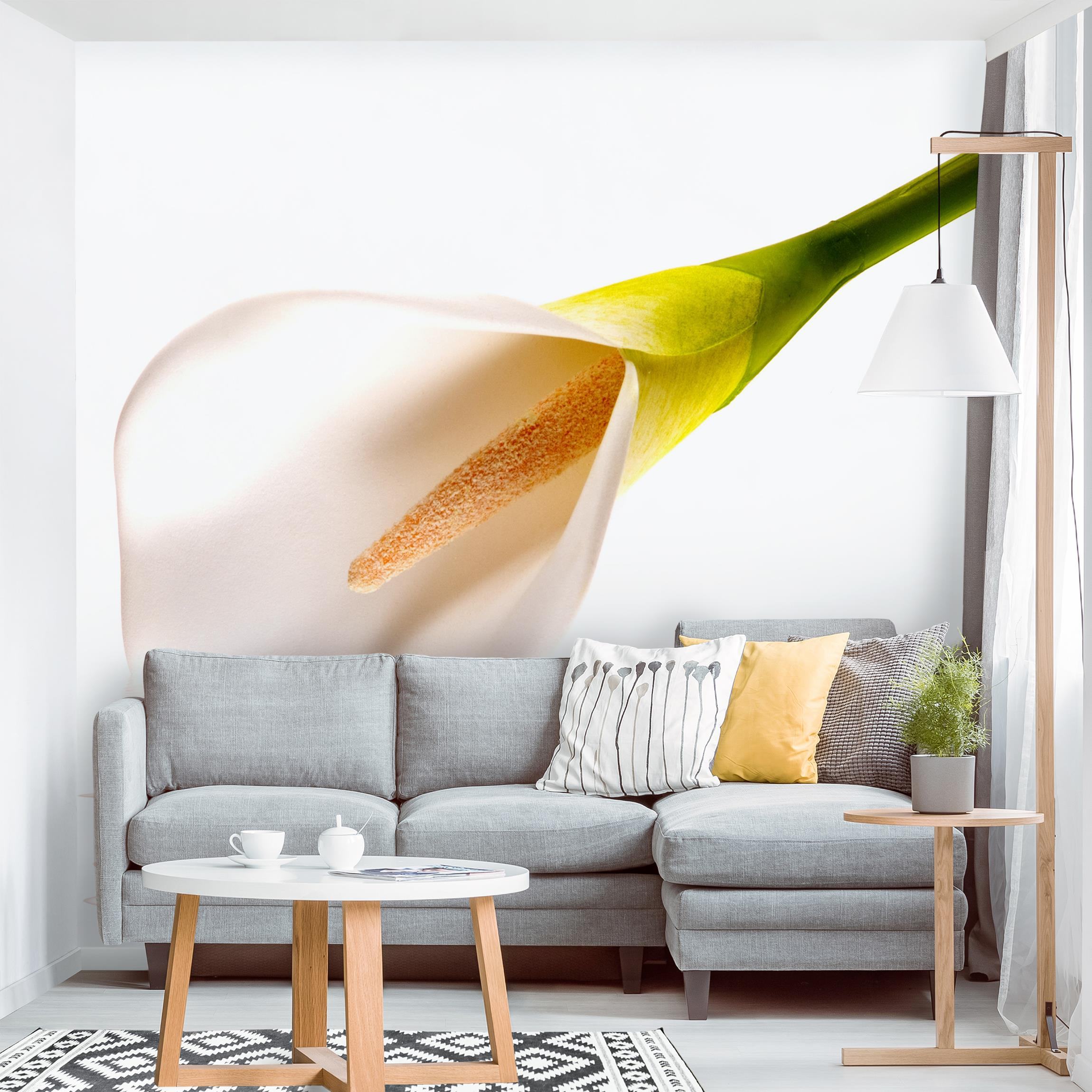 Fototapete Blumen Liquid Calla