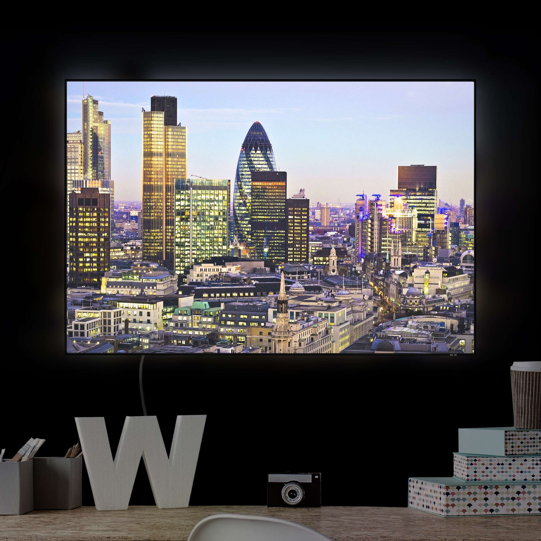 LED-Wechselbild London City