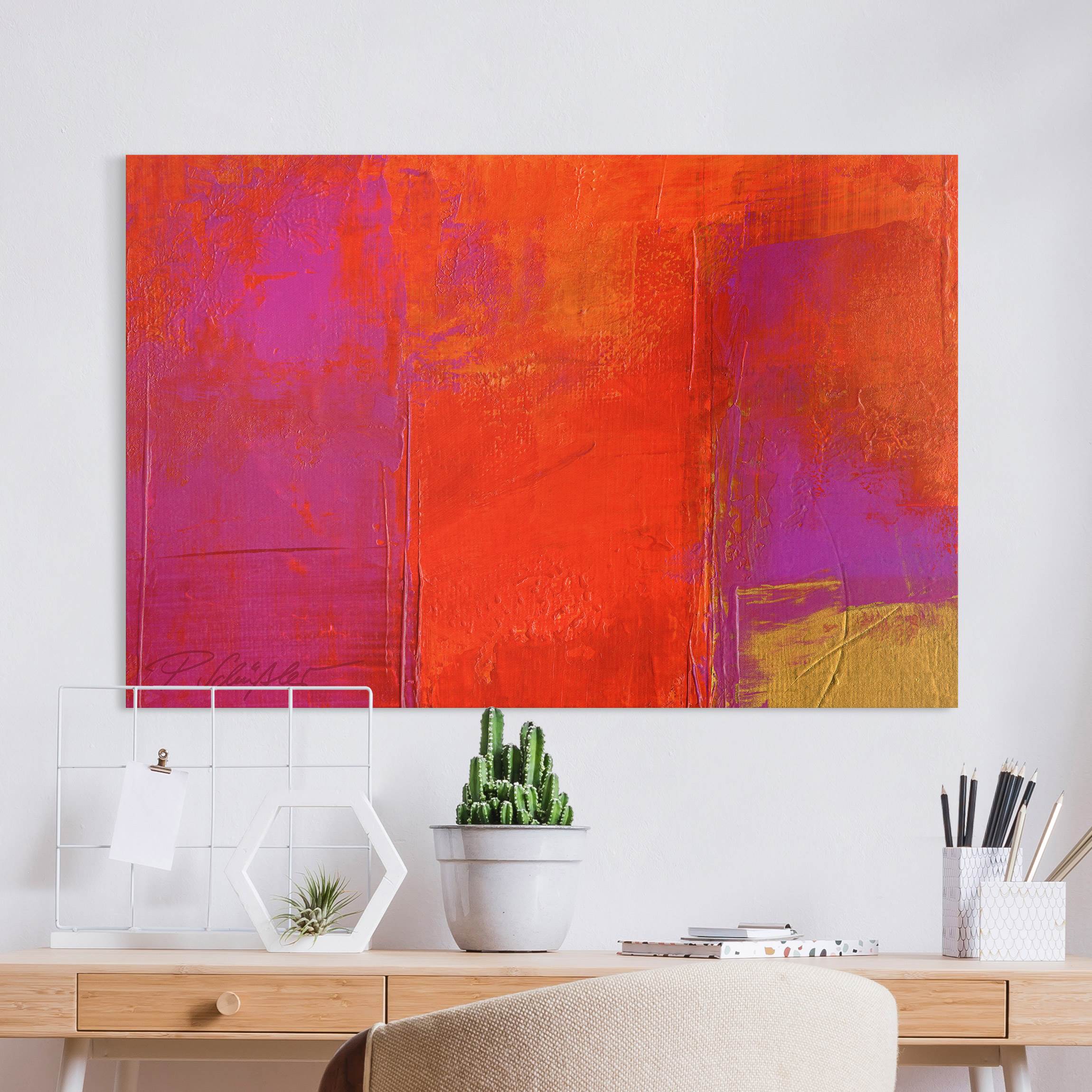 Leinwandbild Magenta Energy