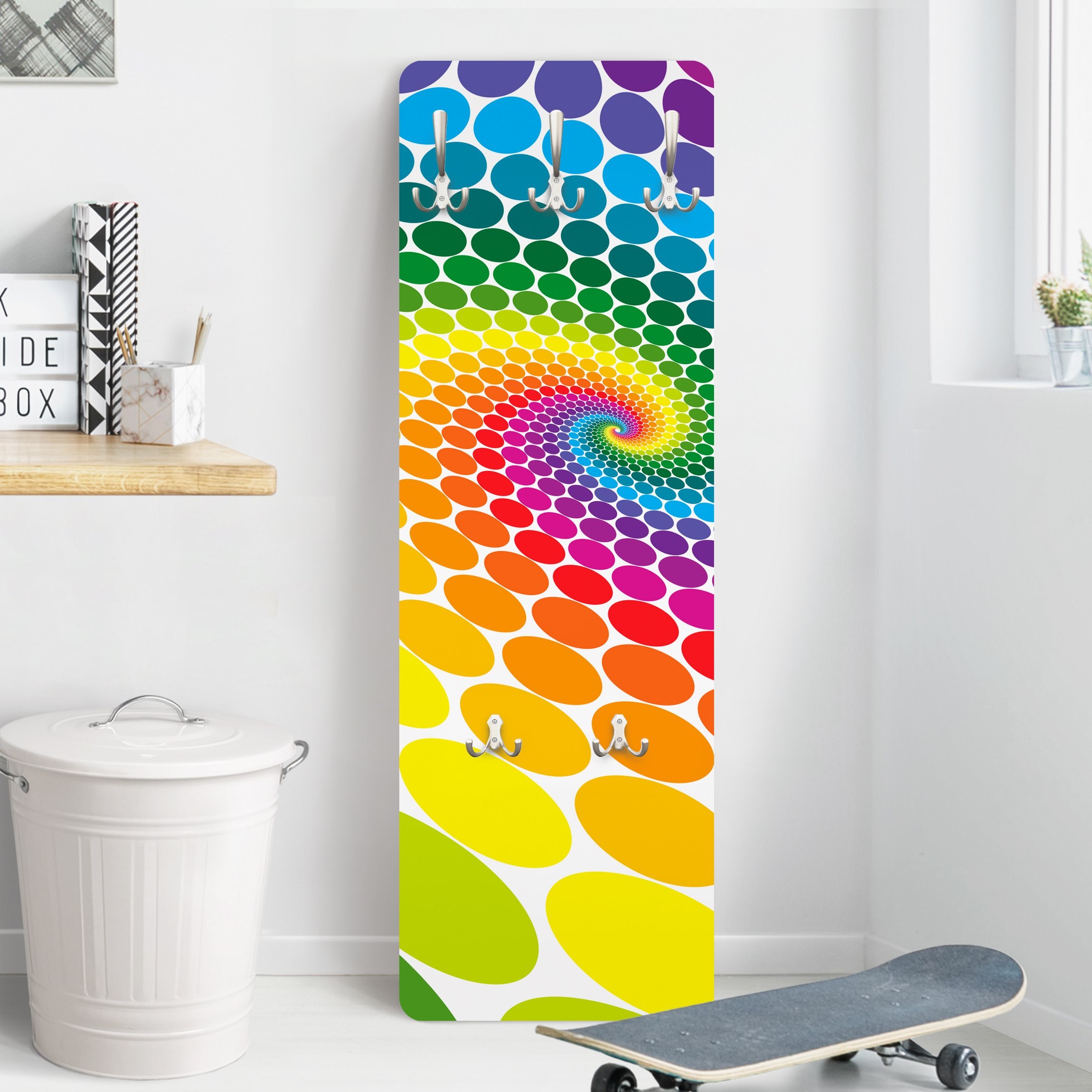 Wandgarderobe Holzpaneel Magic Points