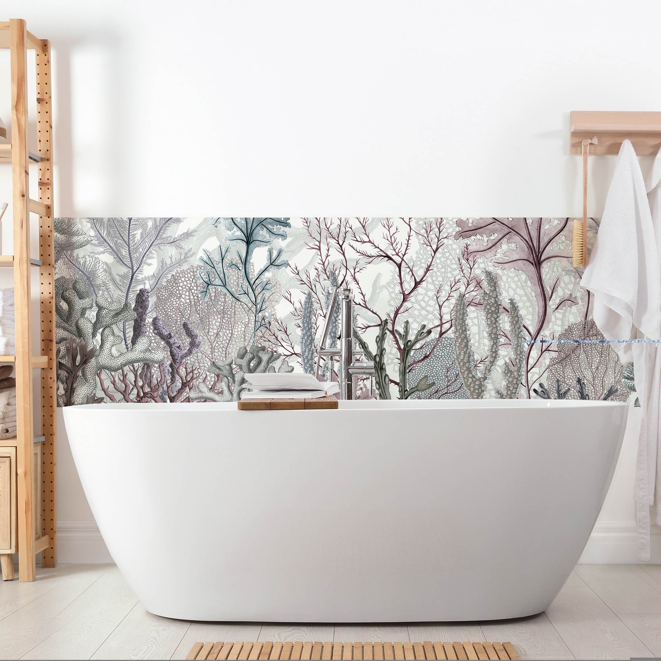 Wandverkleidung Bad Magische Korallenpracht