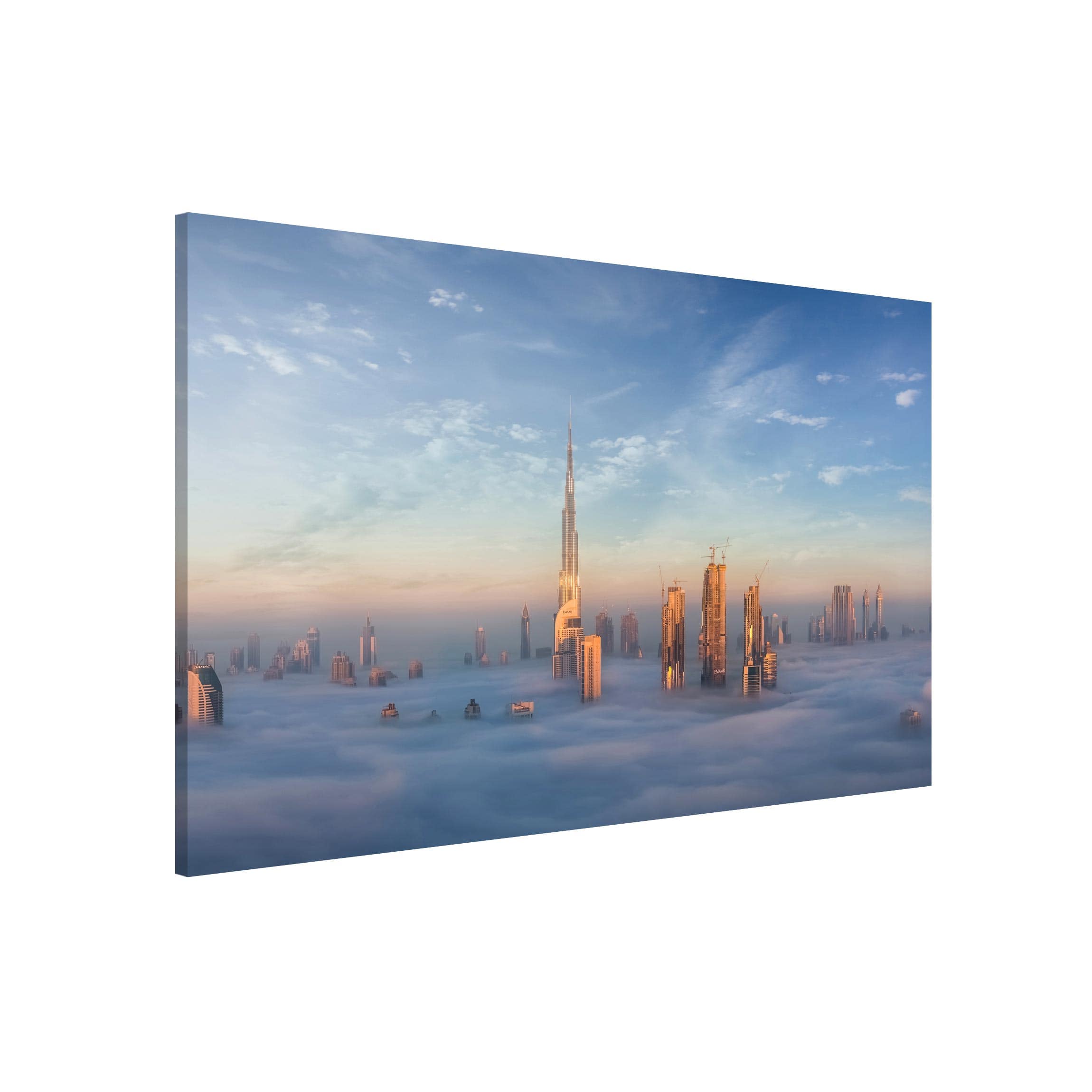 Magnettafel - Querformat 3:2 Dubai über den Wolken