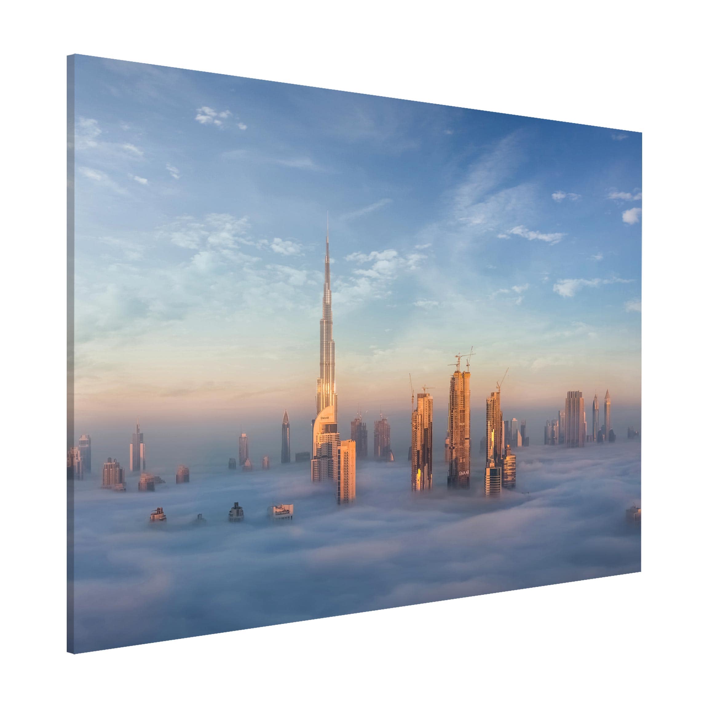 Magnettafel - Querformat 4:3 Dubai über den Wolken