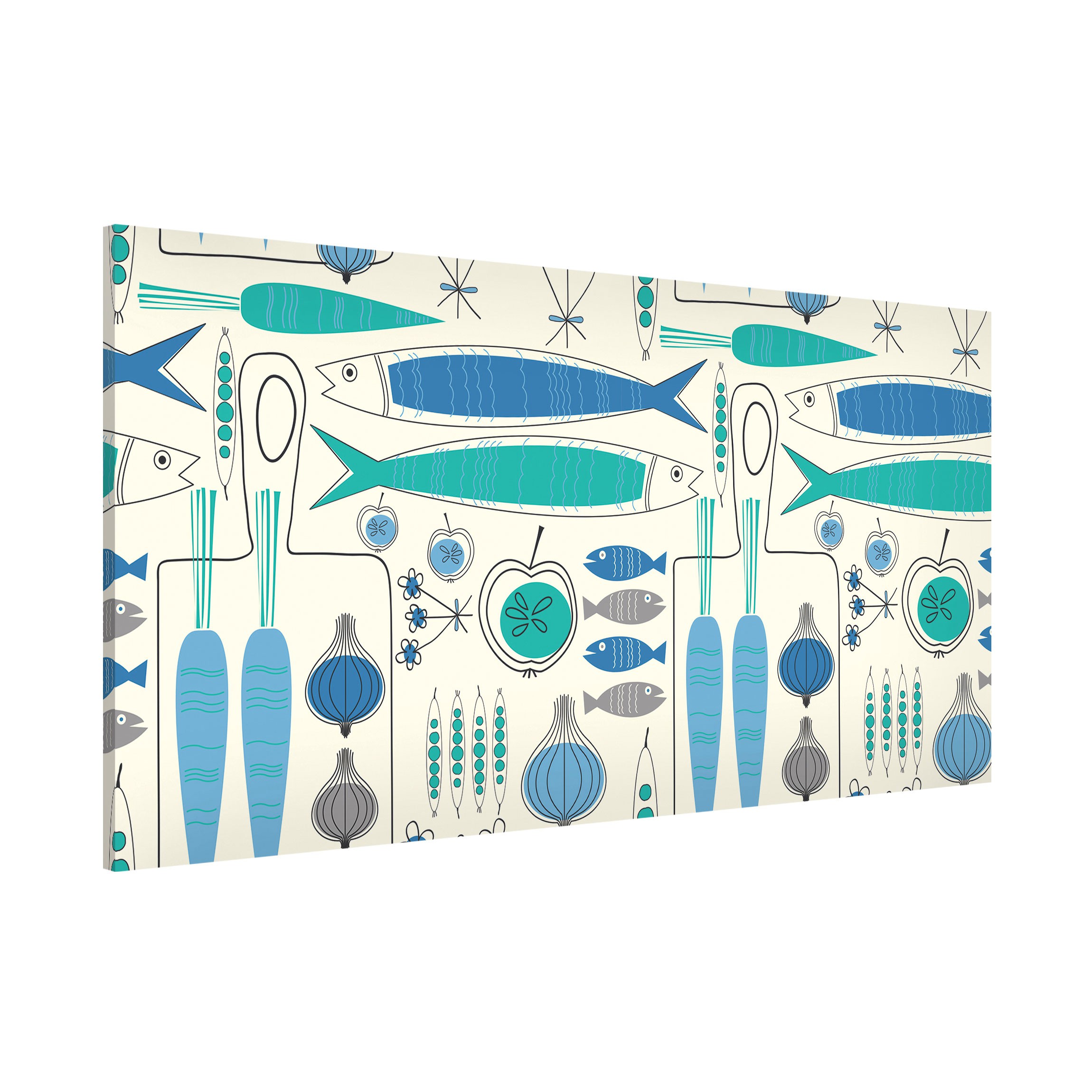 Magnettafel - Querformat 2:1 Fisherman Friends Blau