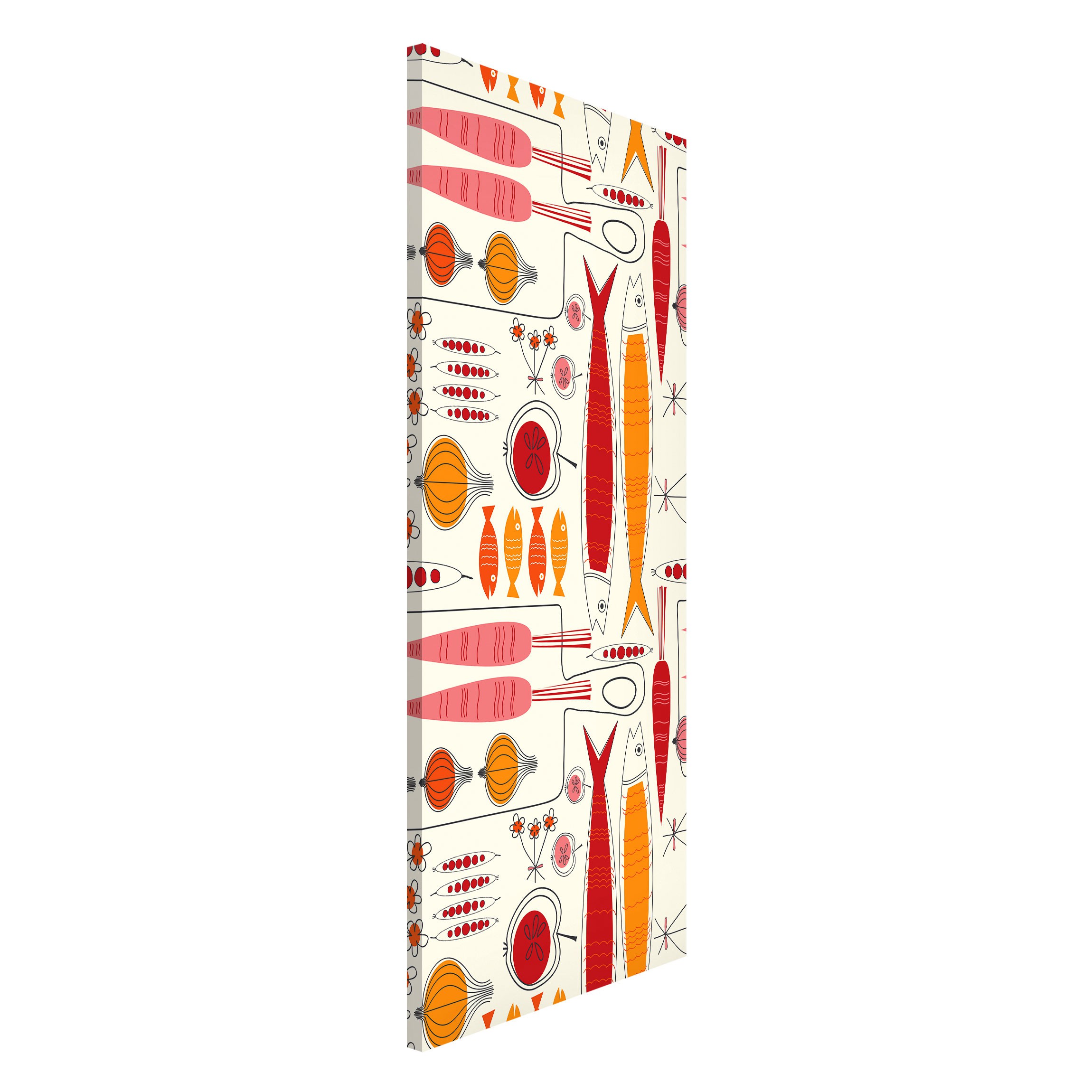 Magnettafel - Hochformat 1:2 Fisherman Friends Rot