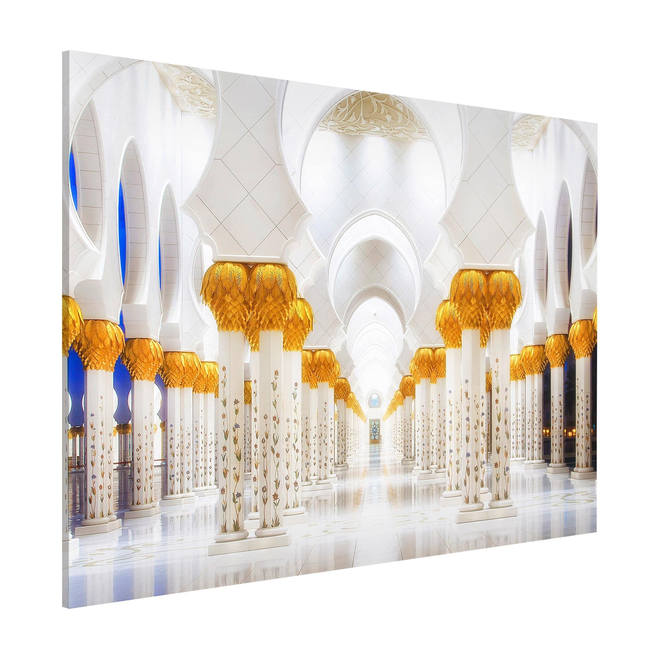 Magnettafel - Querformat 4:3 Moschee in Gold