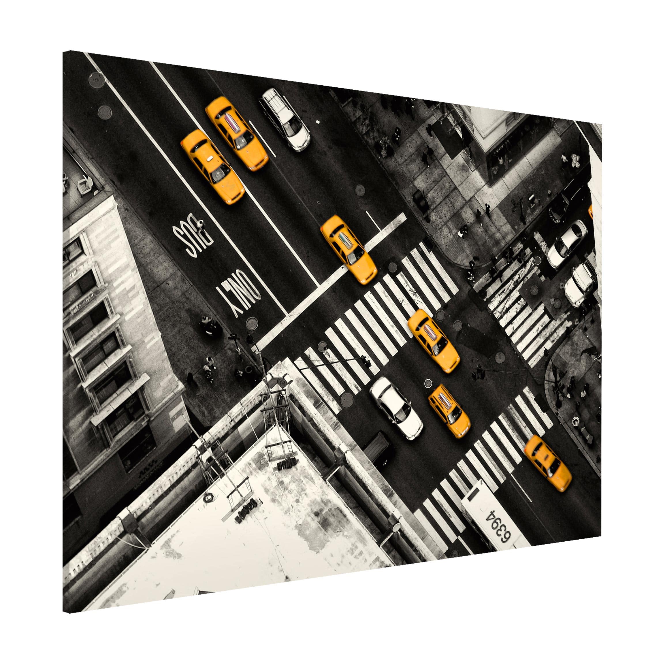 Magnettafel - Querformat 4:3 New York City Cabs