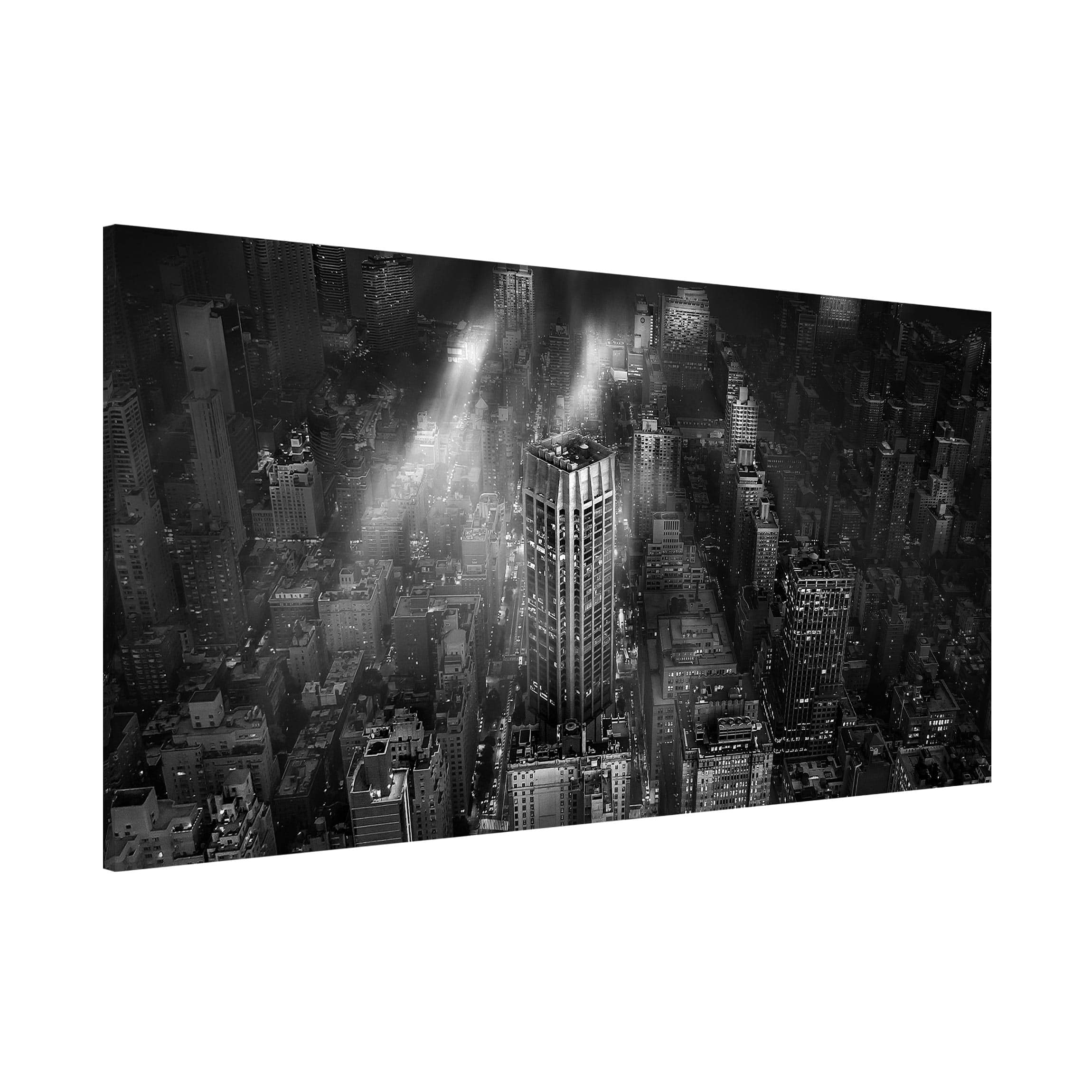 Magnettafel - Querformat 2:1 Sonnenlicht über New York City