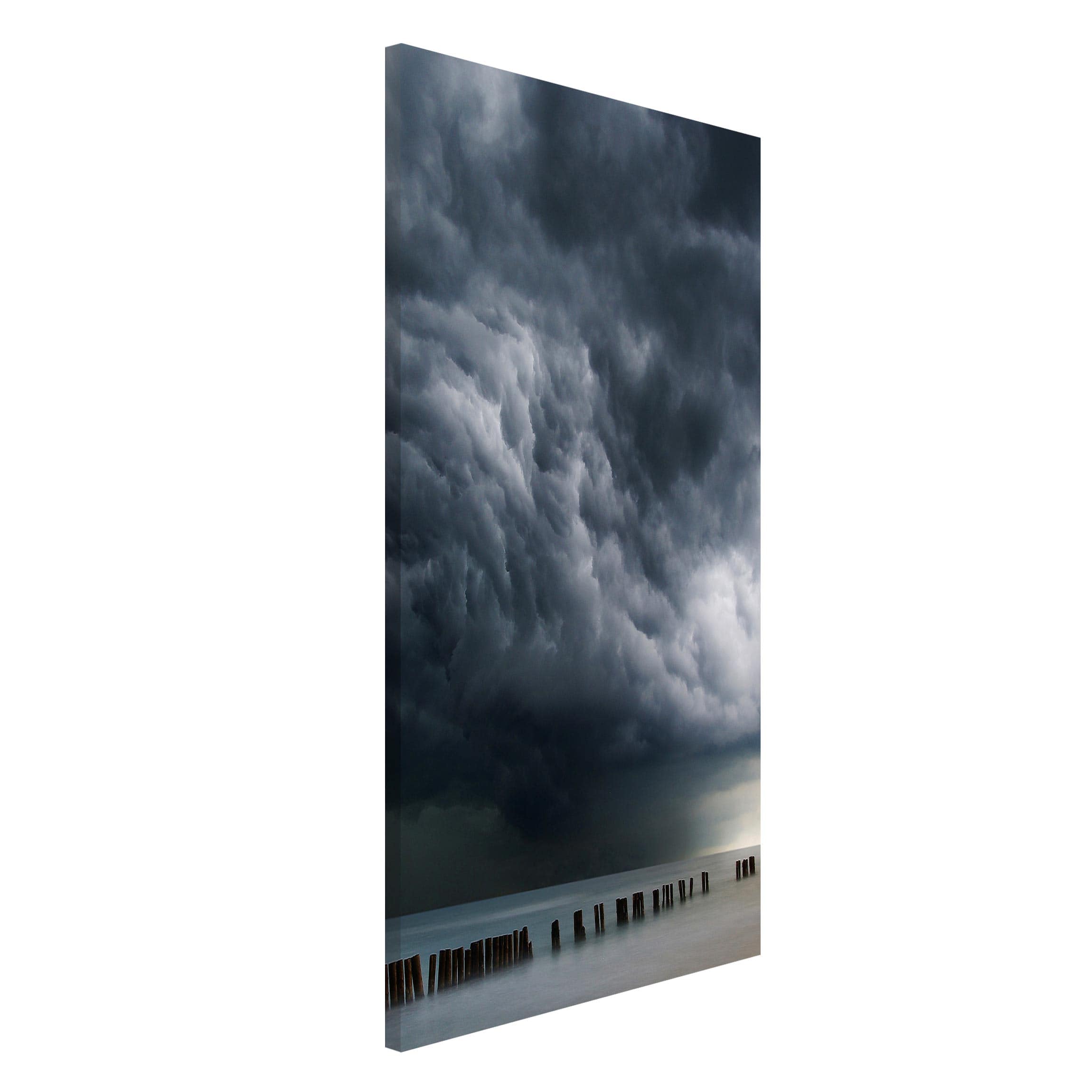 Magnettafel - Hochformat 3:4 Sturmwolken über der Ostsee