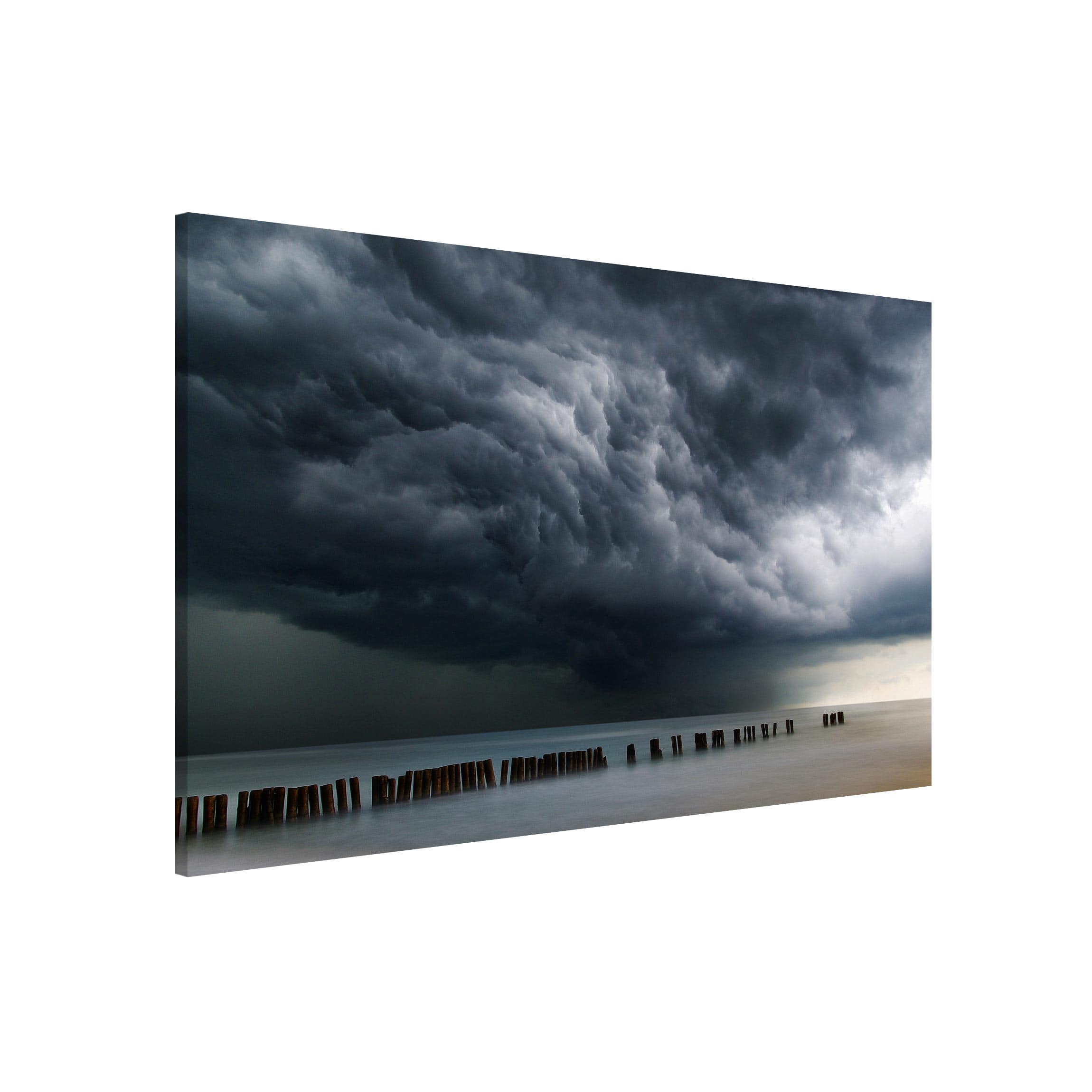 Magnettafel - Querformat 3:2 Sturmwolken über der Ostsee