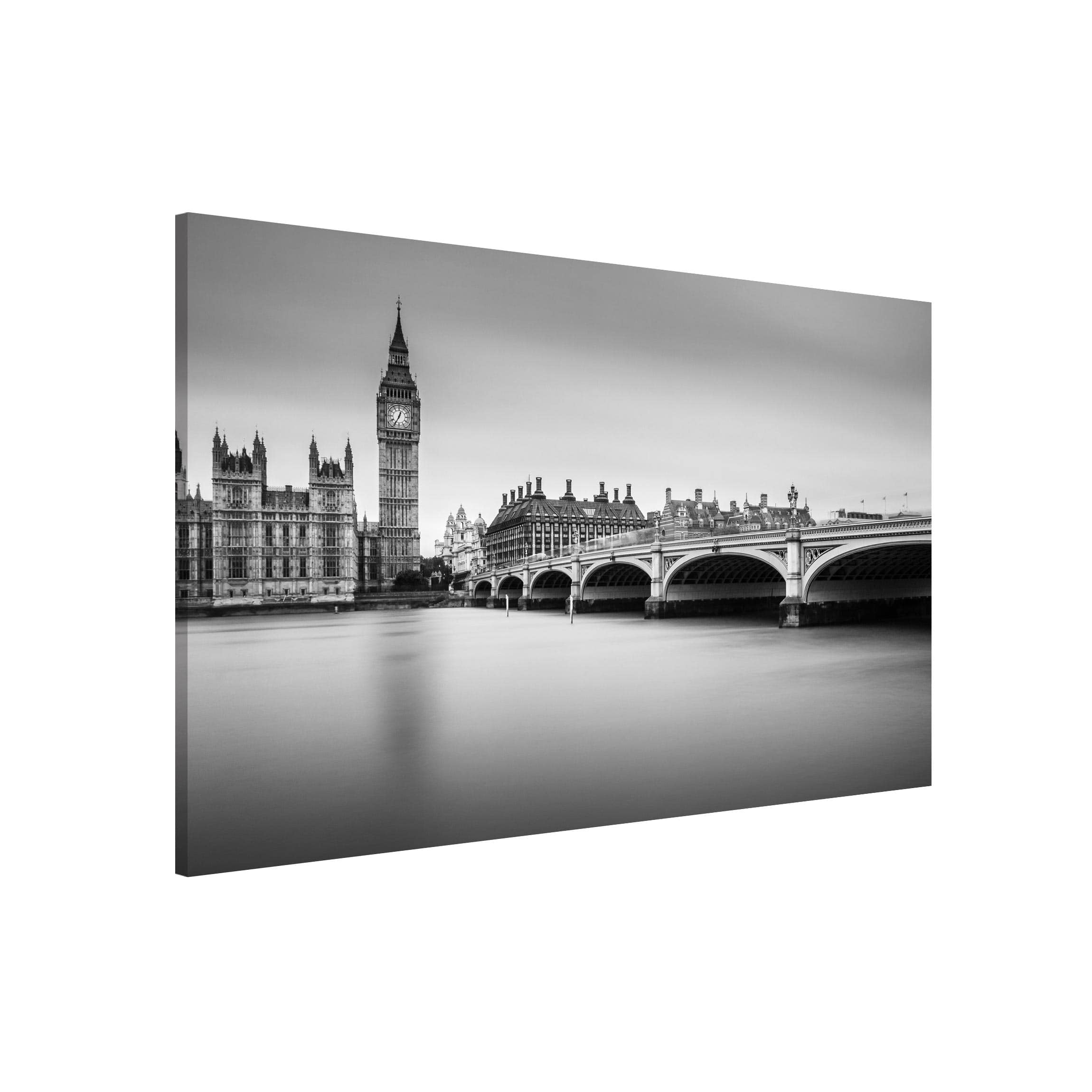 Magnettafel - Querformat 3:2 Westminster Brücke und Big Ben
