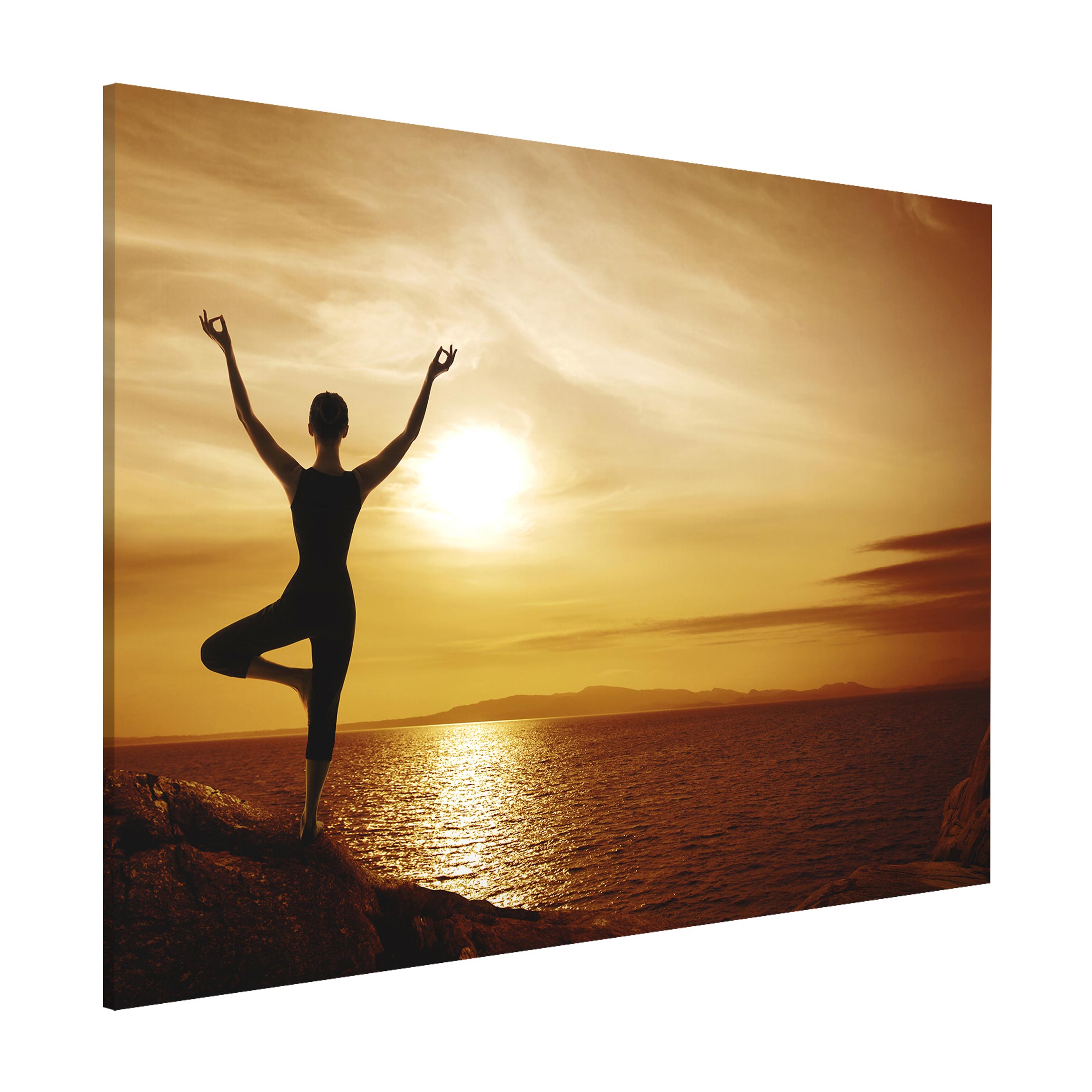 Magnettafel Yoga
