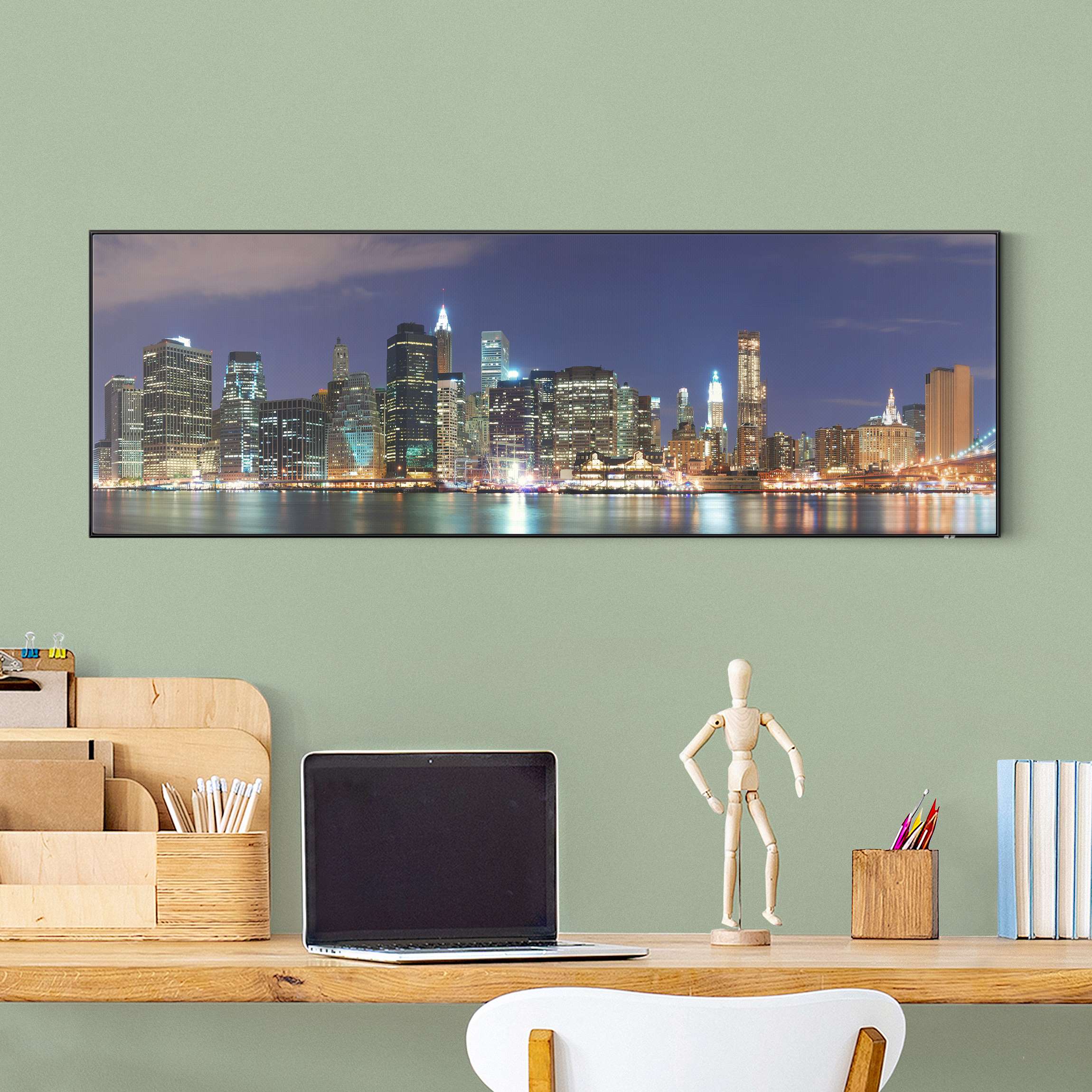 Wechselbild Manhattan in New York City