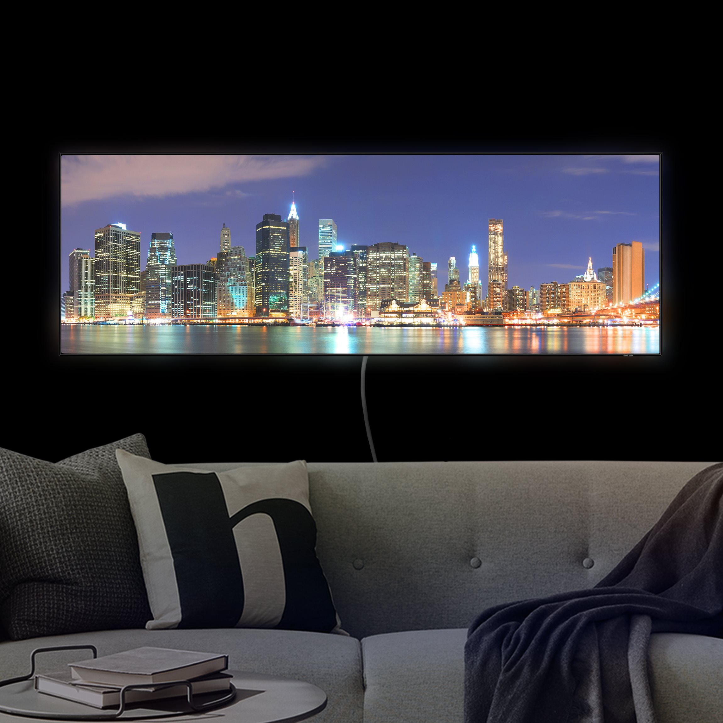 LED-Wechselbild Manhattan in New York City
