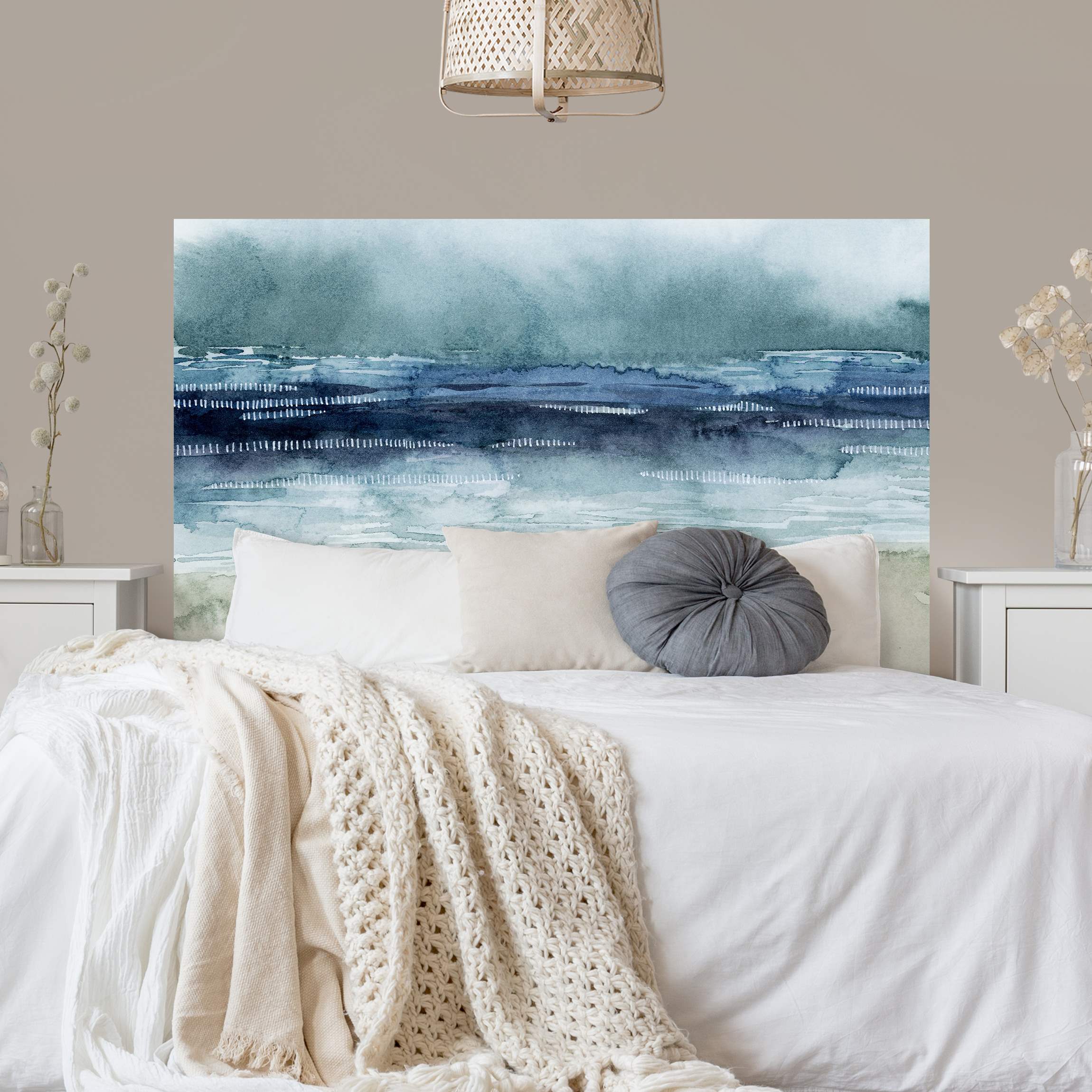 Kopfteil Bett Mariner Nebel I