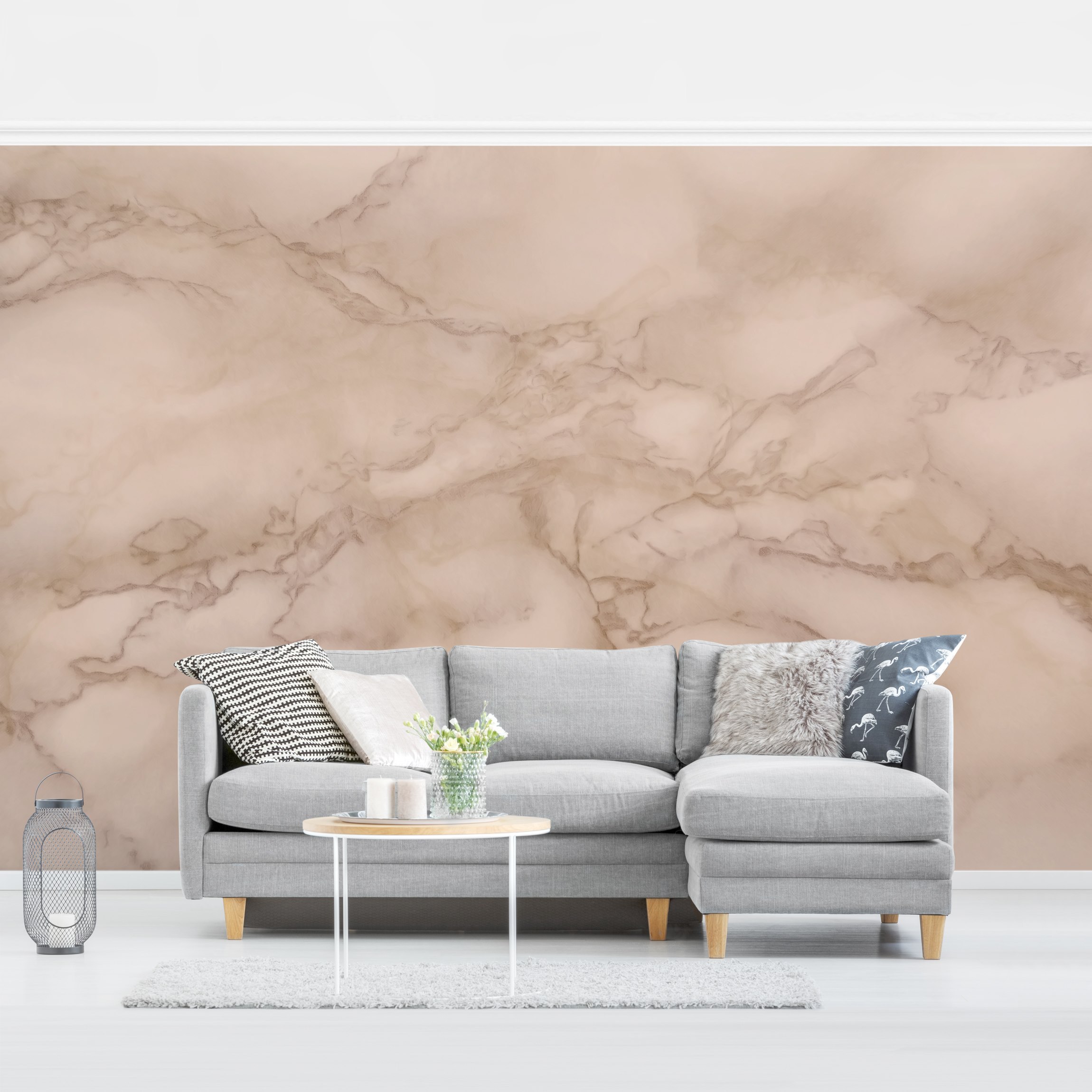 Fototapete Marmoroptik Grau Braun