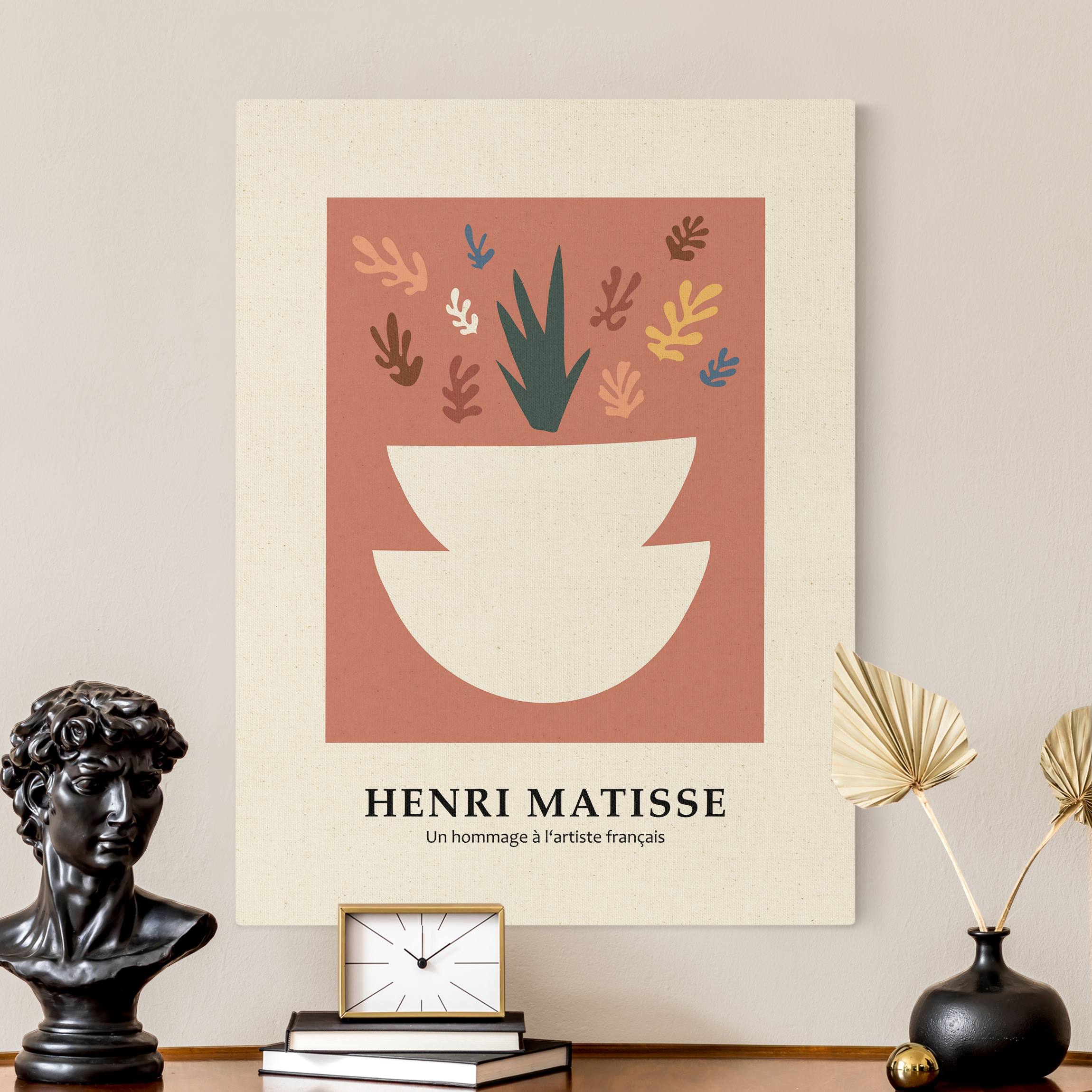 Leinwandbild auf Naturcanvas Matisse Hommage - Pflanzen