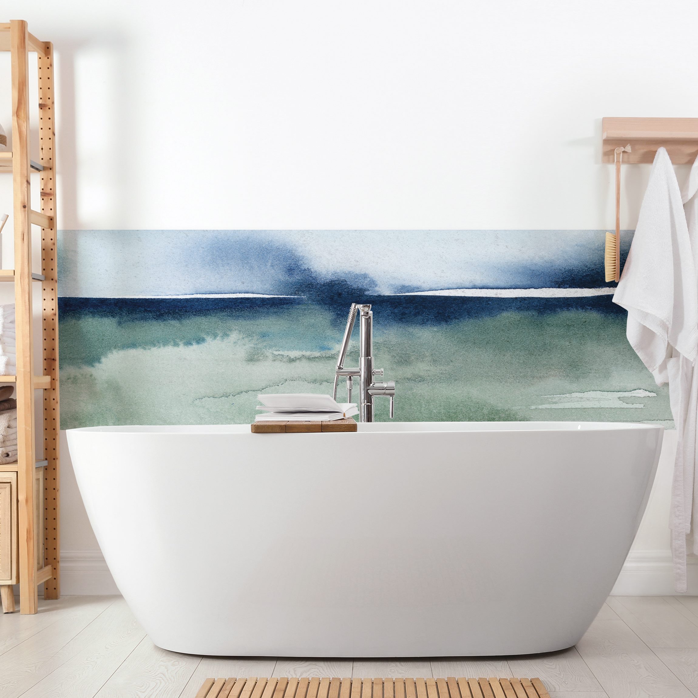 Wandverkleidung Bad Meereswogen I