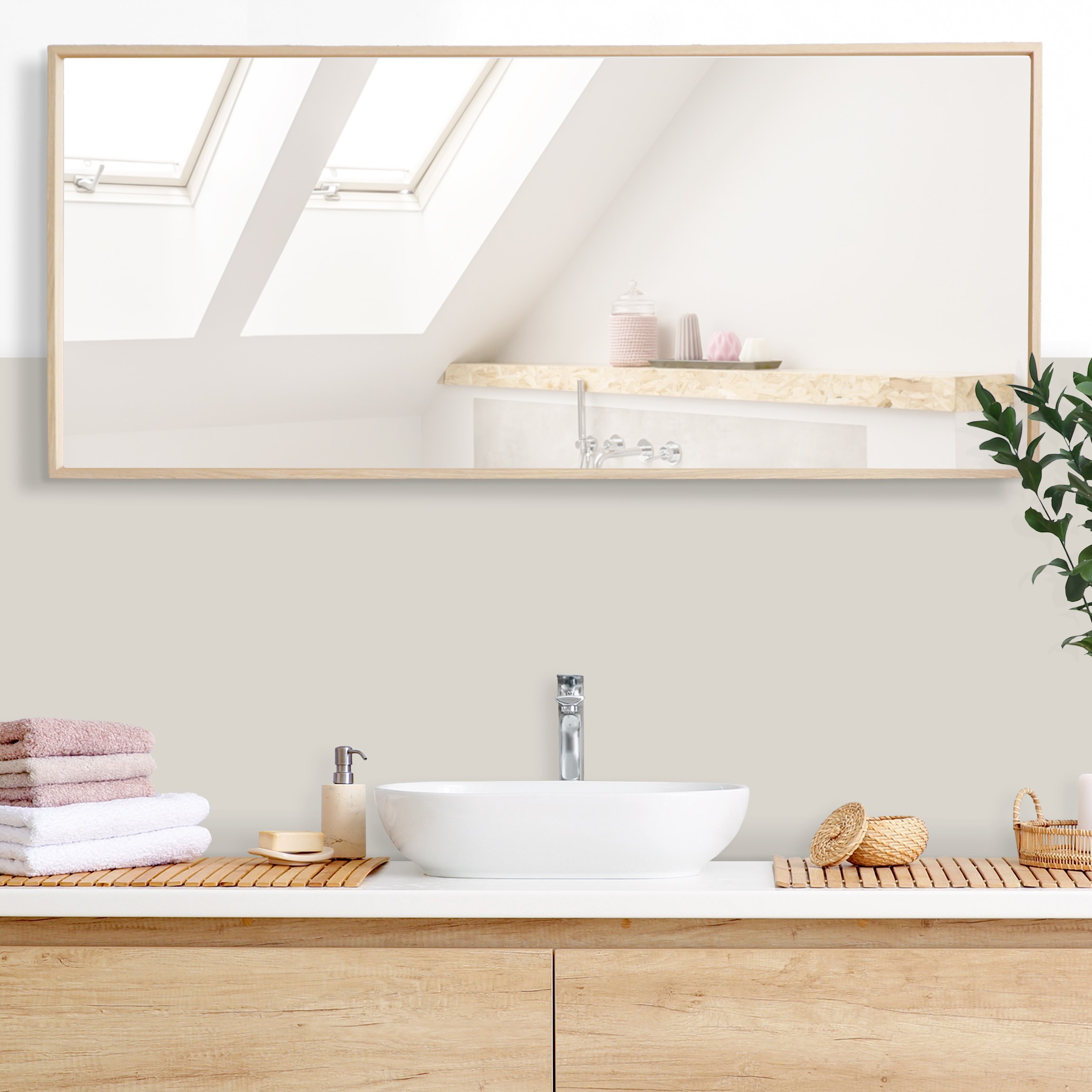 Wandverkleidung Bad Meersand