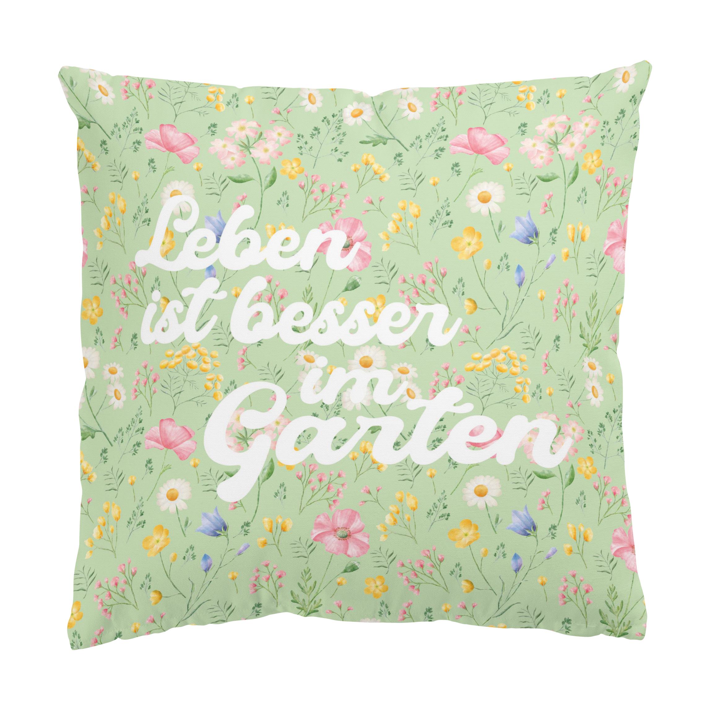 Dekokissen Mein Garten - Leben im Garten